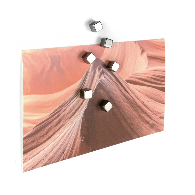 Superstrong Magnets CUBE MEDIUM 6er Set, graphit