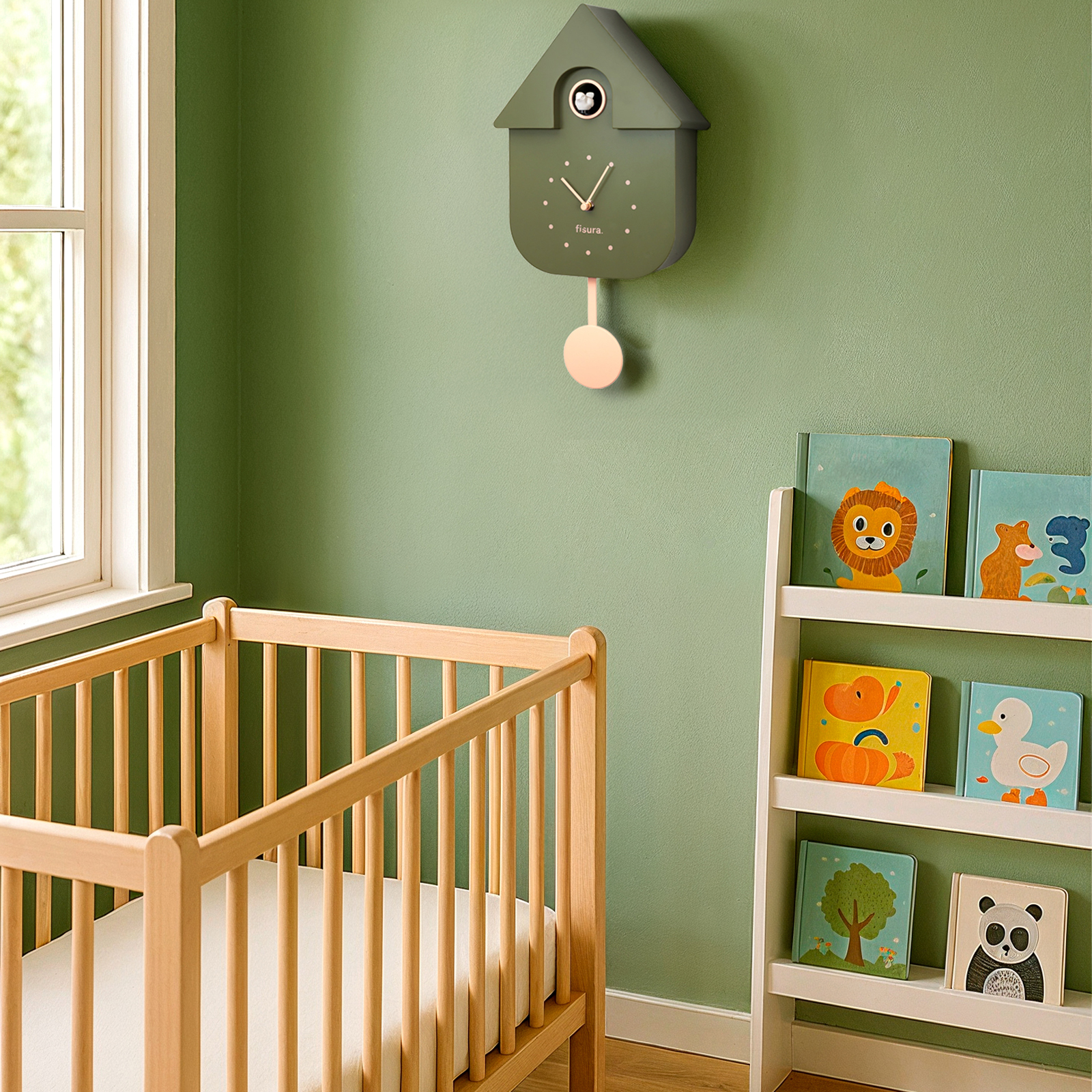 CUCKOO CLOCK - olive 