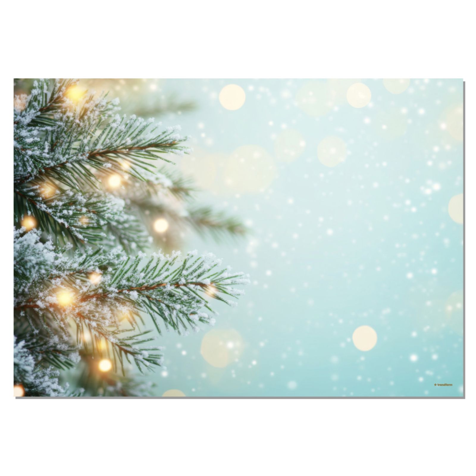 Papiertischset SPARKLING LIGHTS 4 Sujets à 12 Blatt