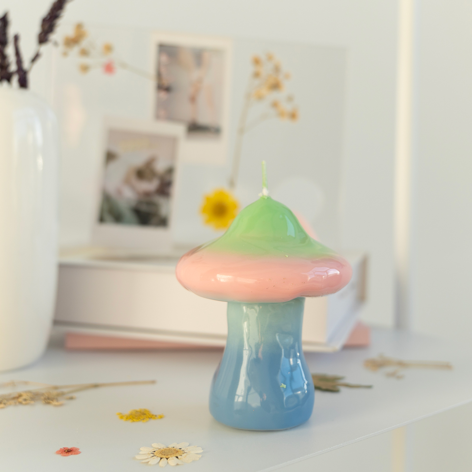 MUSHROOM CANDLE SMALL SUNRISE 