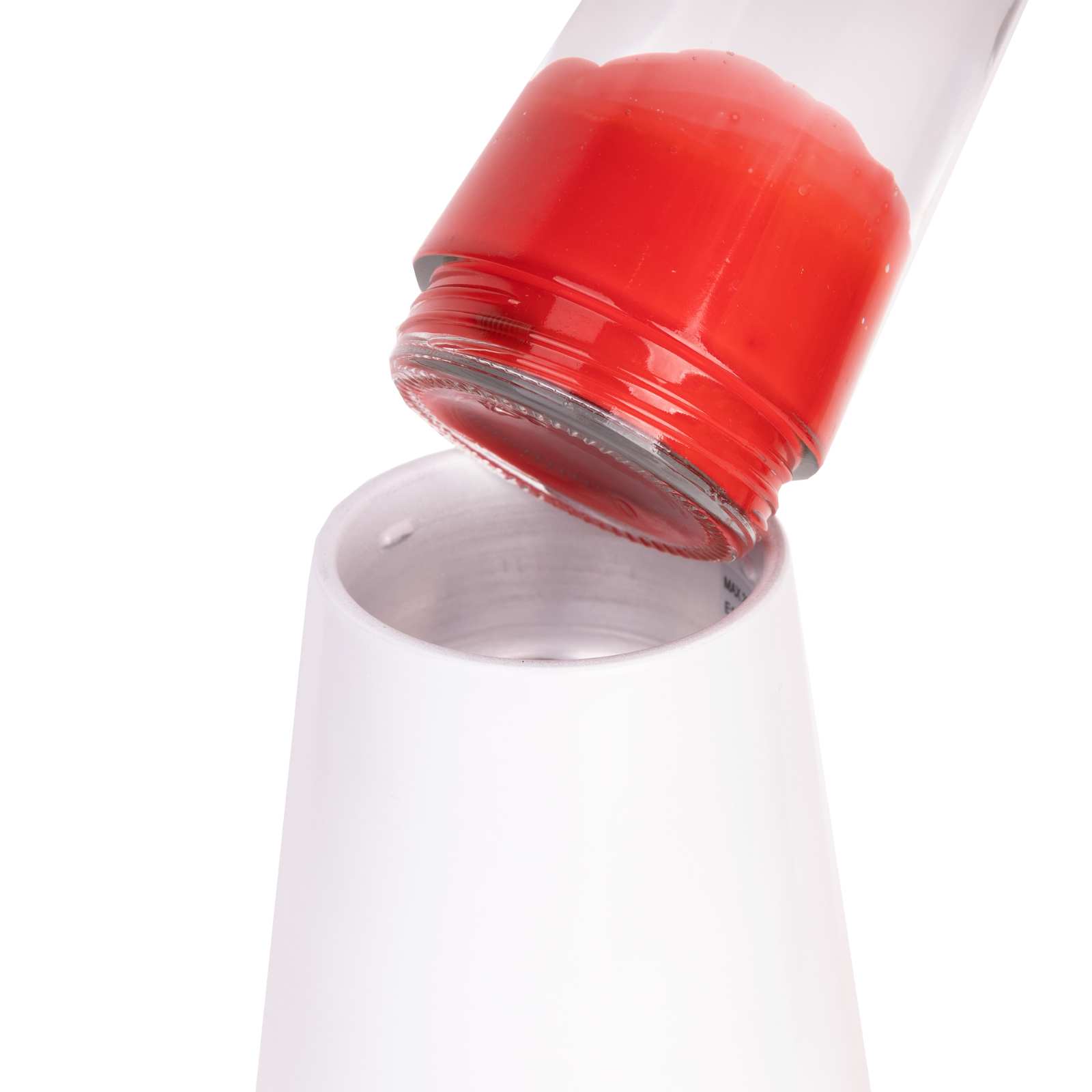 Lava Lamp TOWER red/white 