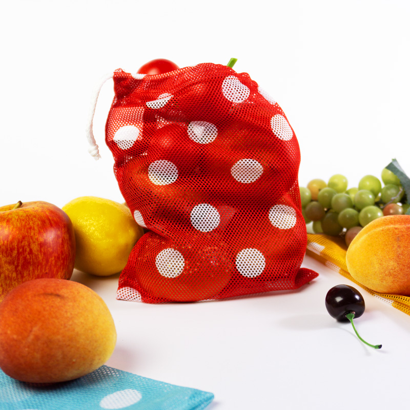 Fruit & veggie bags DOTS 3er Set 