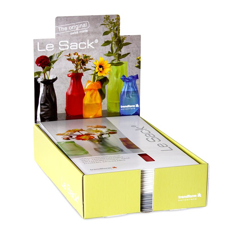 Kartondisplay LE SACK für 24 Stück