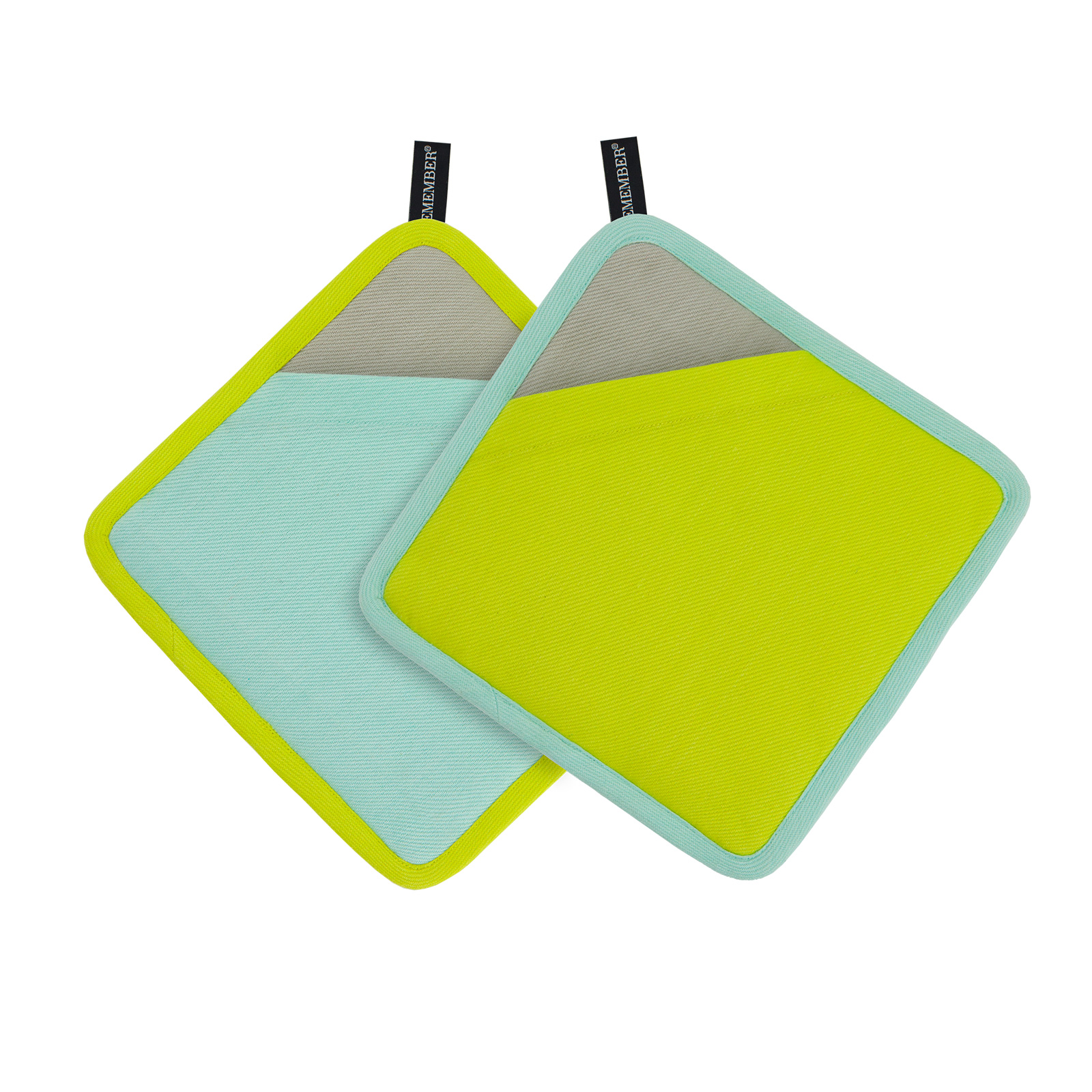 Topflappen 2er Set Lemon 