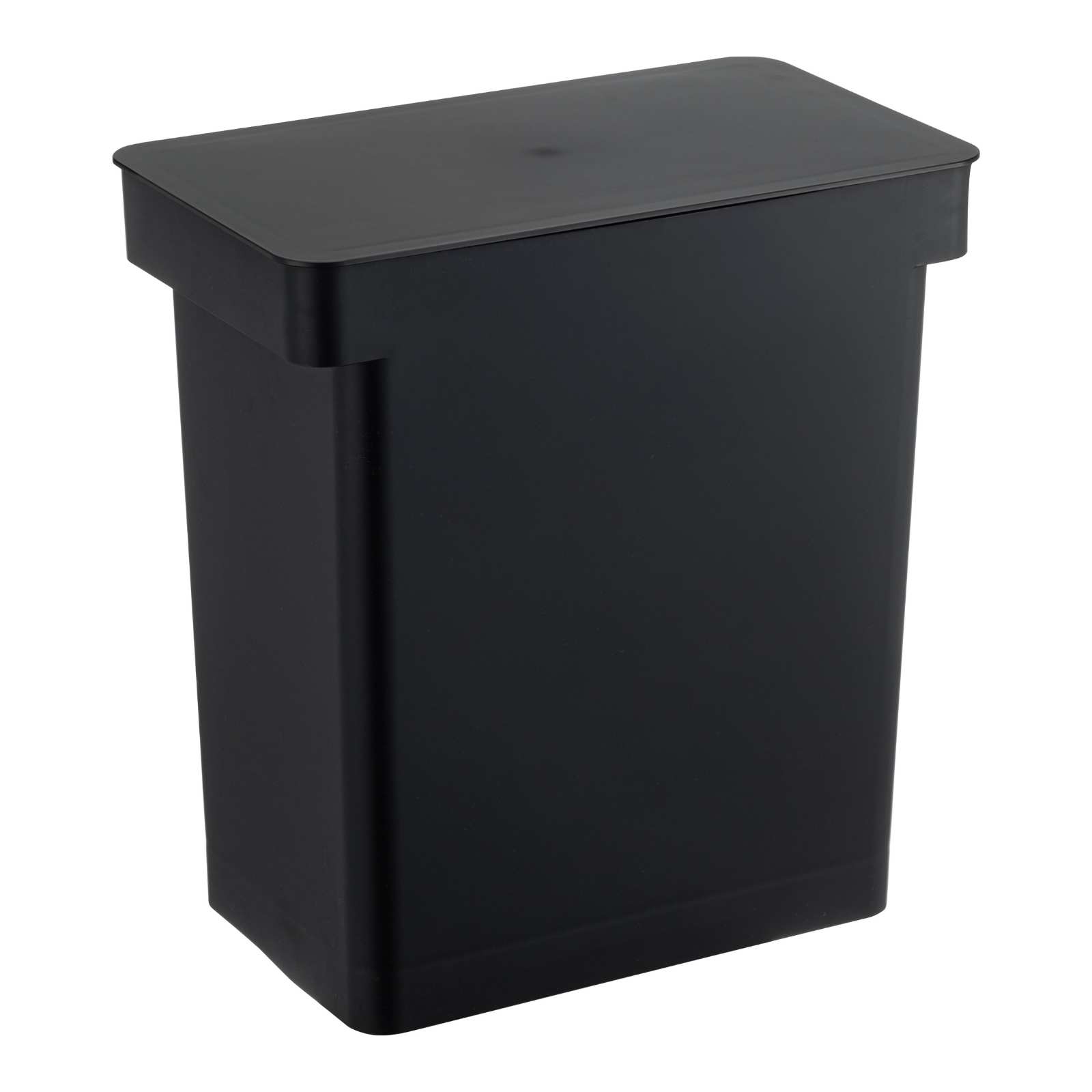 Luftdichter Mülleimer mit Rollen TOWER schwarz 