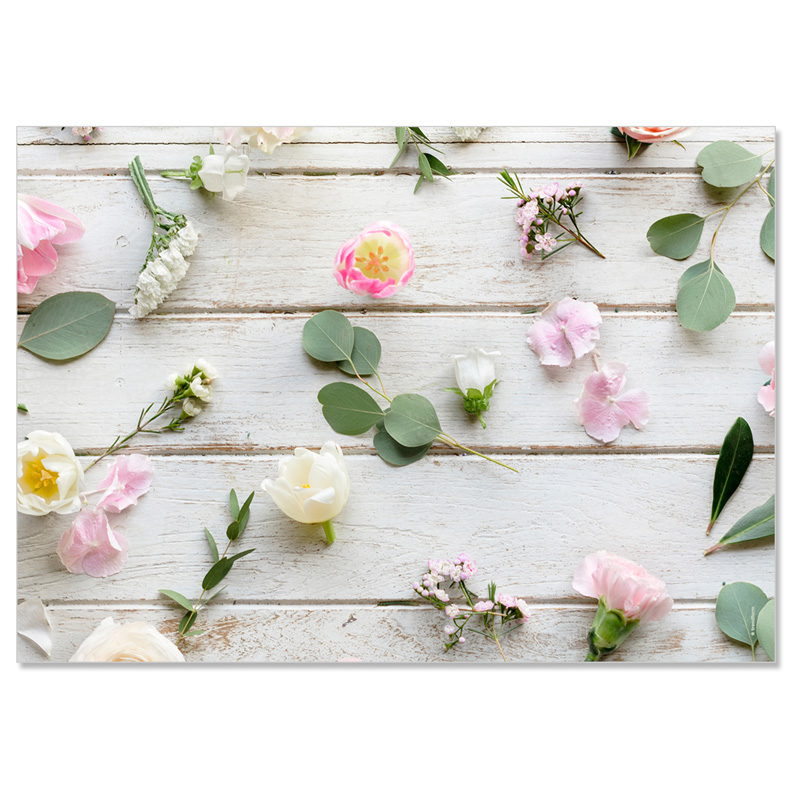 Papiertischset PRINTEMPS 4 Sujets à 12 Blatt