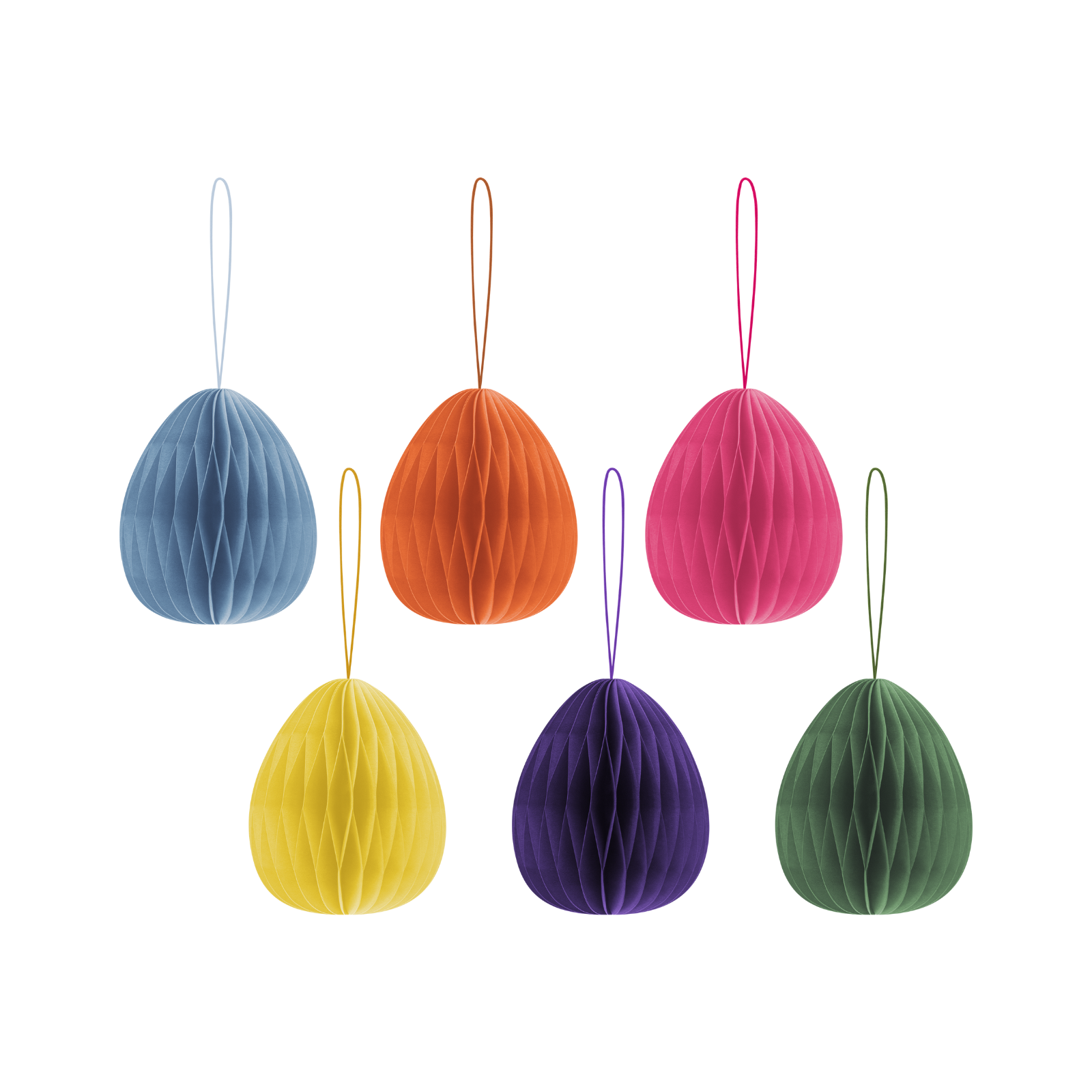 Baumschmuck 6er-Set Oval 