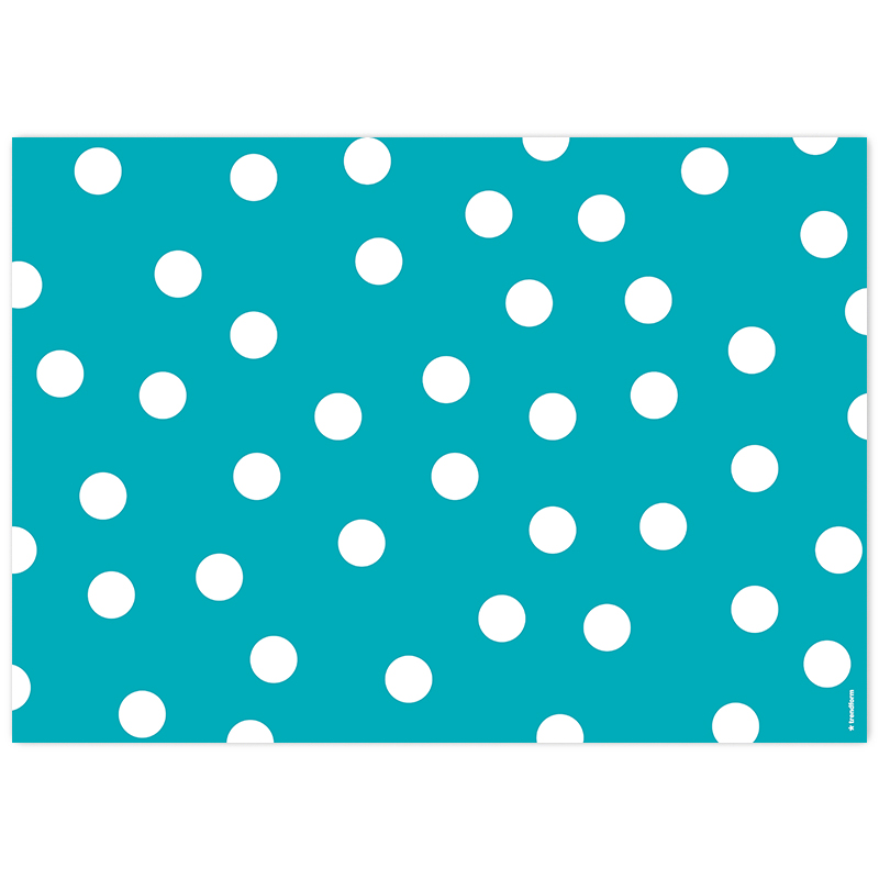 Papiertischset POLKA AQUA 4 Sujets à 12 Blatt