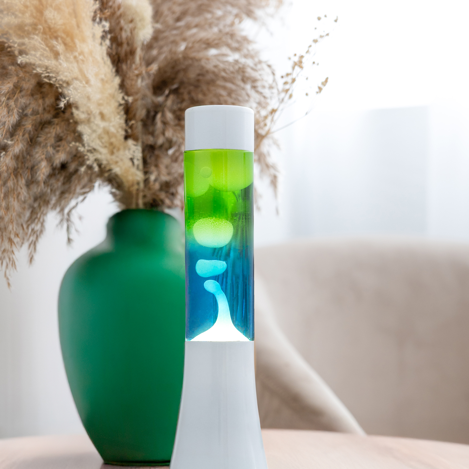 Lava Lamp MINI blue & green gradient 