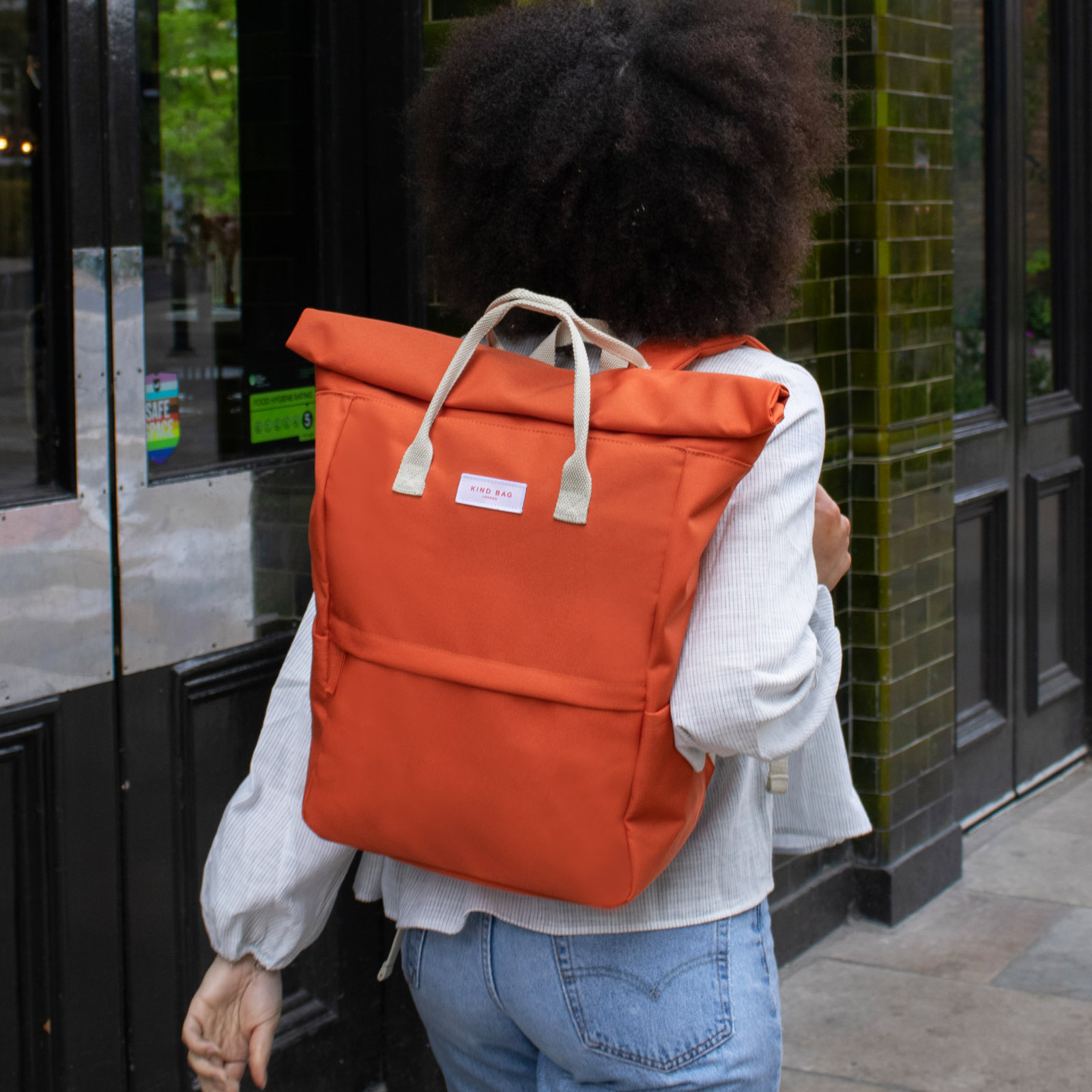 Large Backpack 23L Burnt Orange 