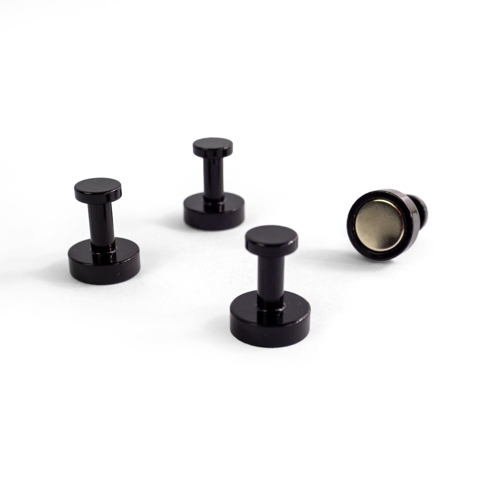 Superstrong Magnets HANG ON! 4er Set schwarz anti-slip