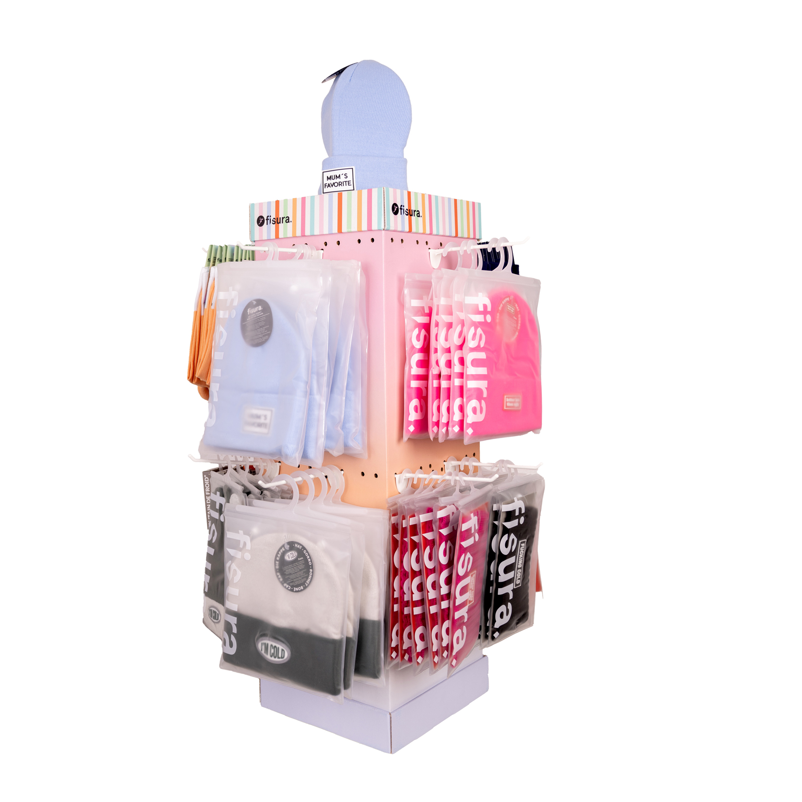 Multi-Product Display large (Hand Fans)  192 Hand Fans