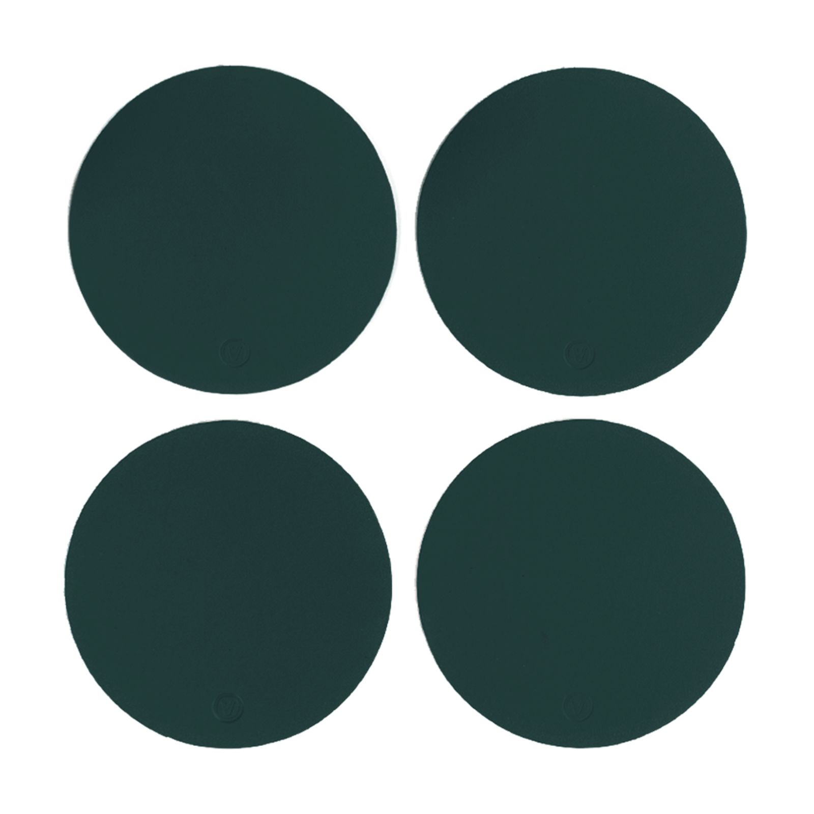 Ruca Round Coasters (x4) Green 