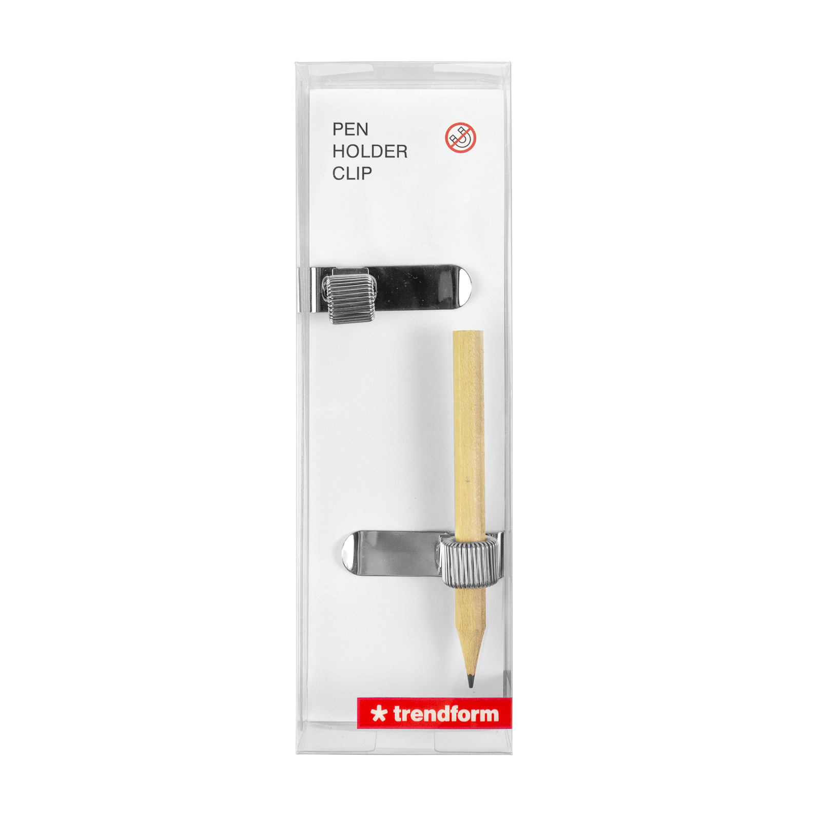 Stiftehalter PEN HOLDER CLIP 2er Set silber 