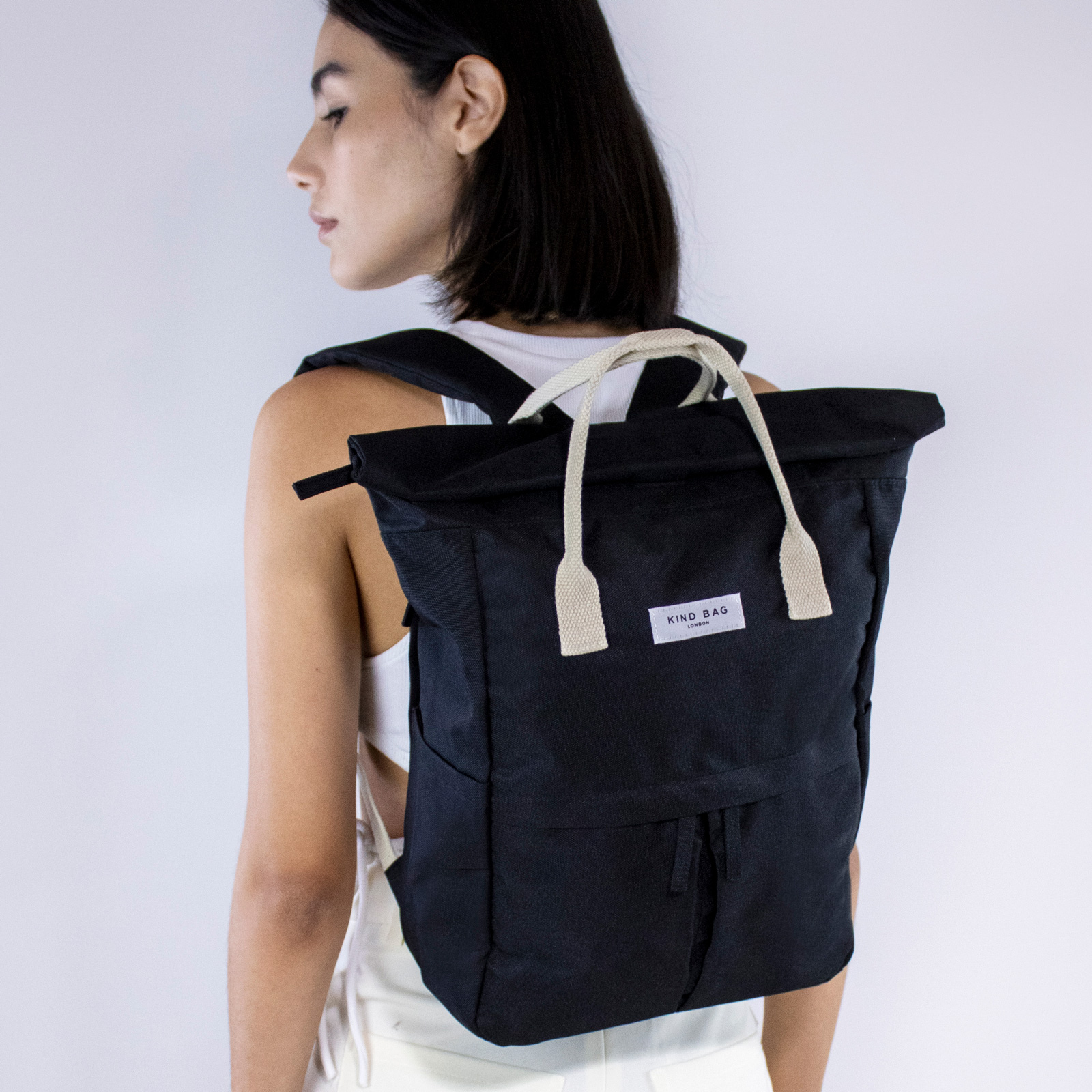 Medium Backpack 14L Pebble Black 