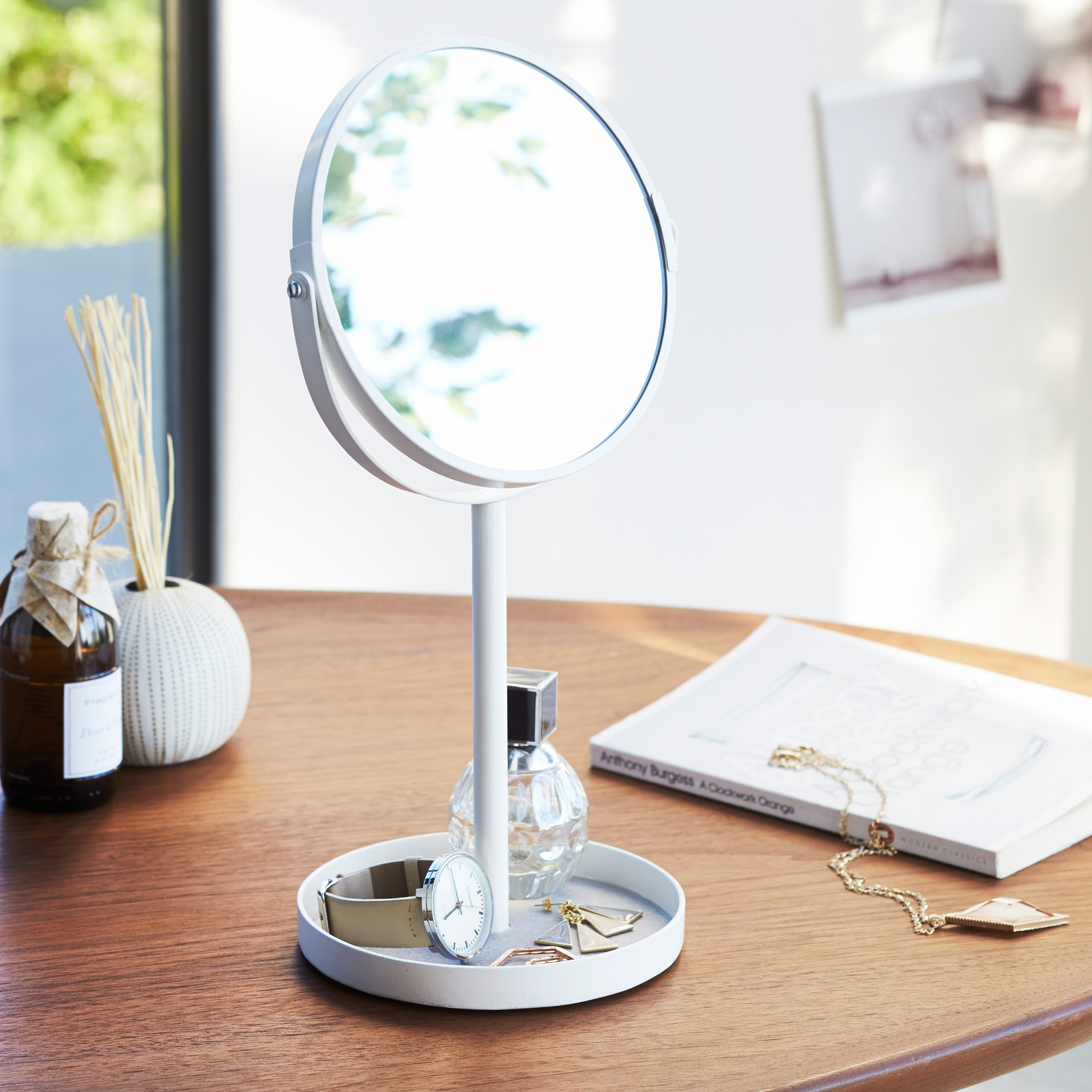 Schmuckständer TOWER MIRROR weiss 