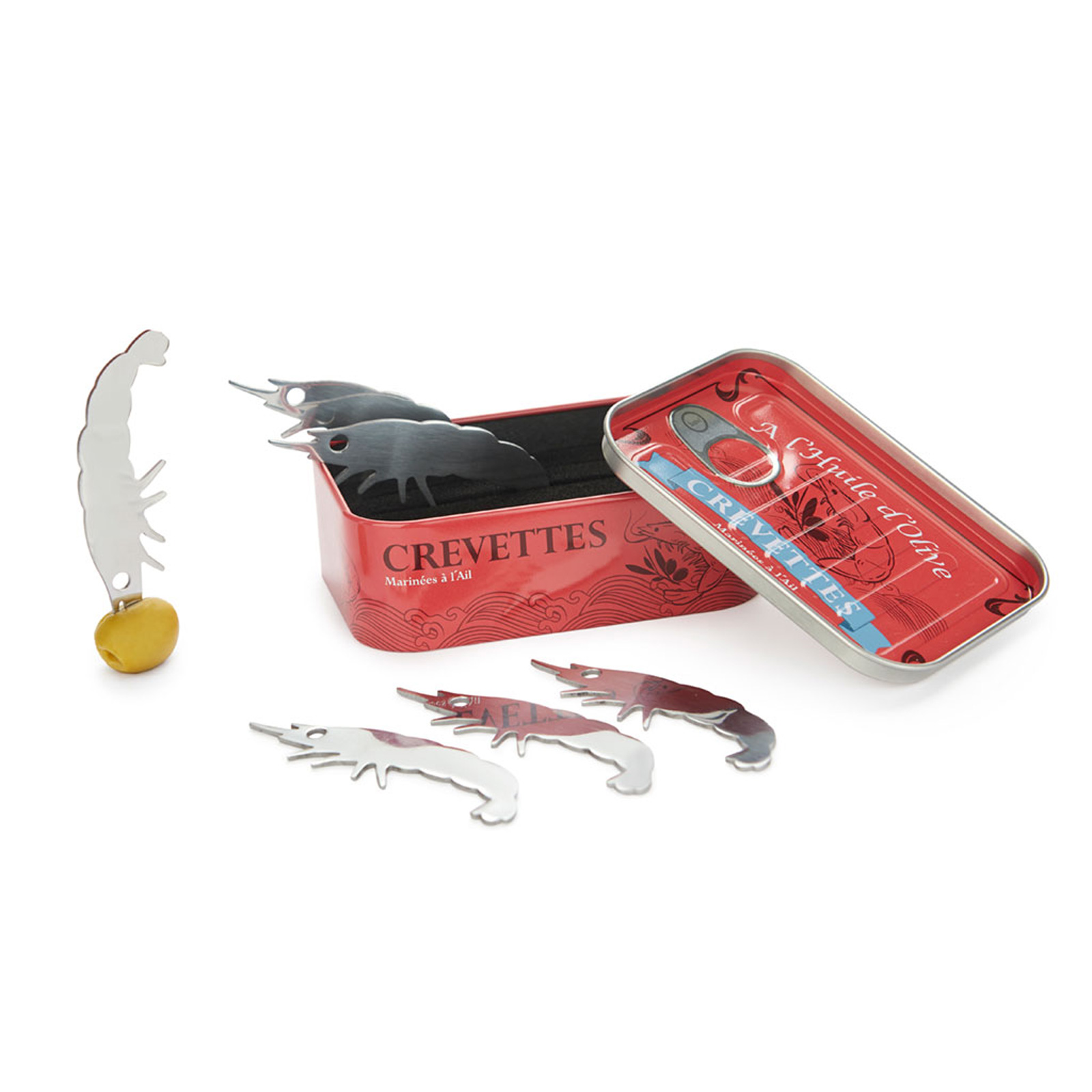 Party Forks CREVETTES 6er assortiert 