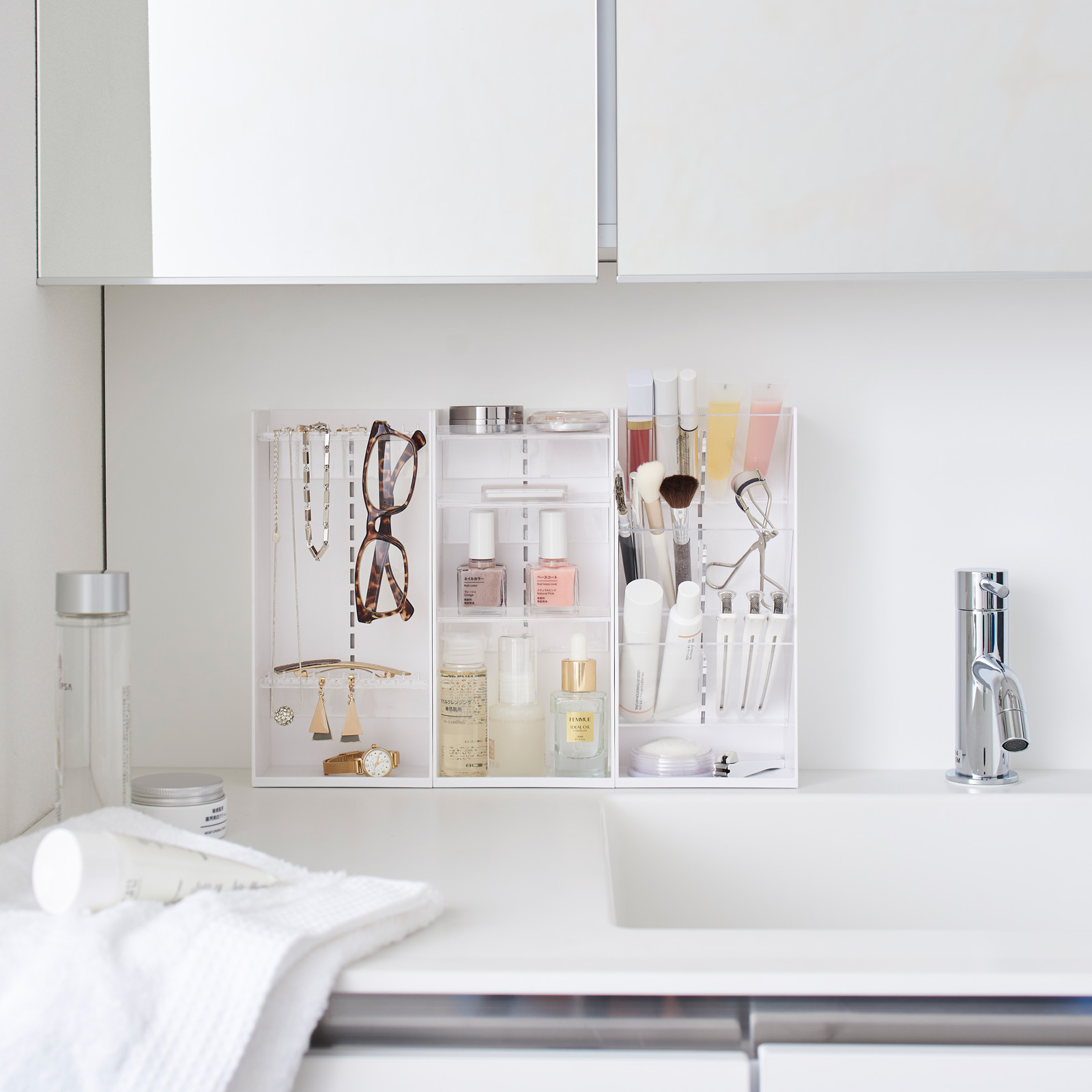 Makeup-Ständer TOWER weiss 