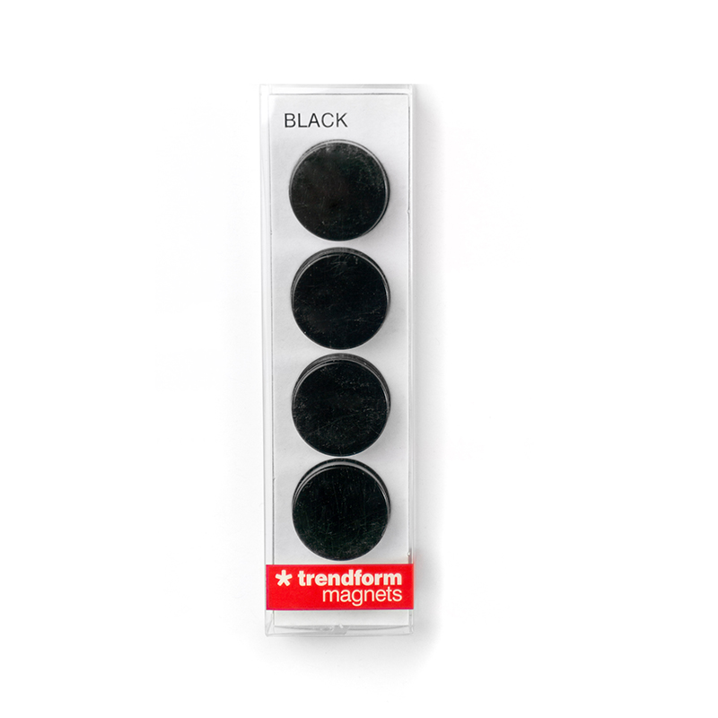 Magnete BLACK 4er Set schwarz 