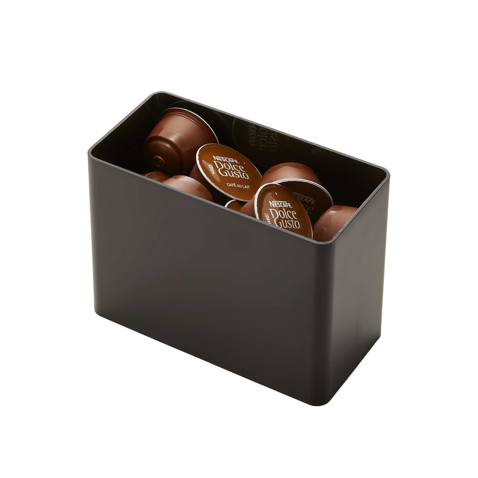 Kaffeefilterbox TOWER schwarz 