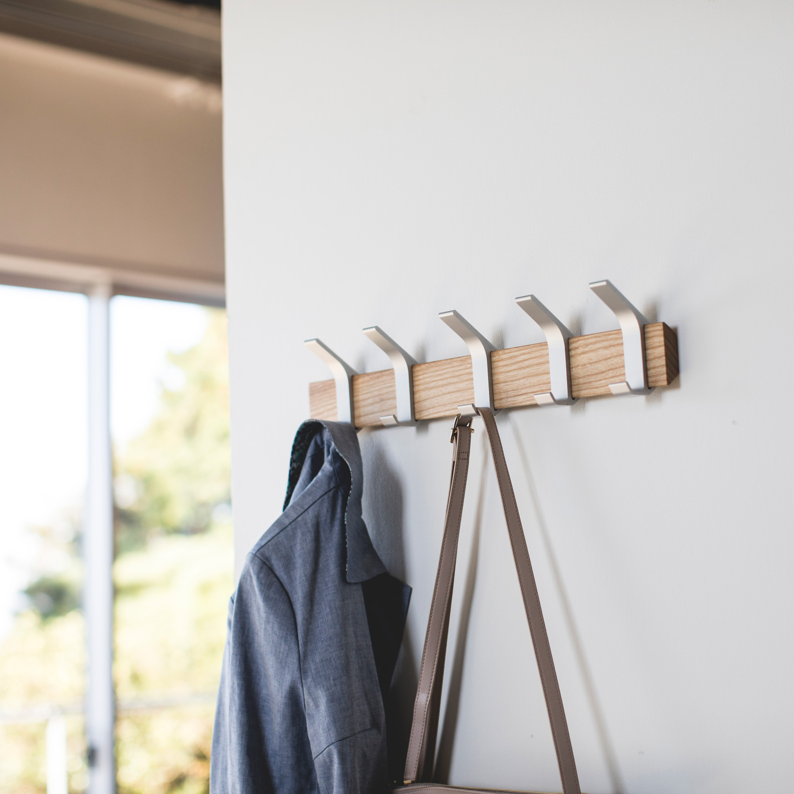 Wandgarderobe RIN silber 