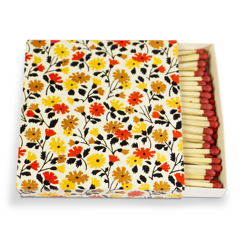 Zündhölzer FLORAL Inhalt ca. 60 Stk.