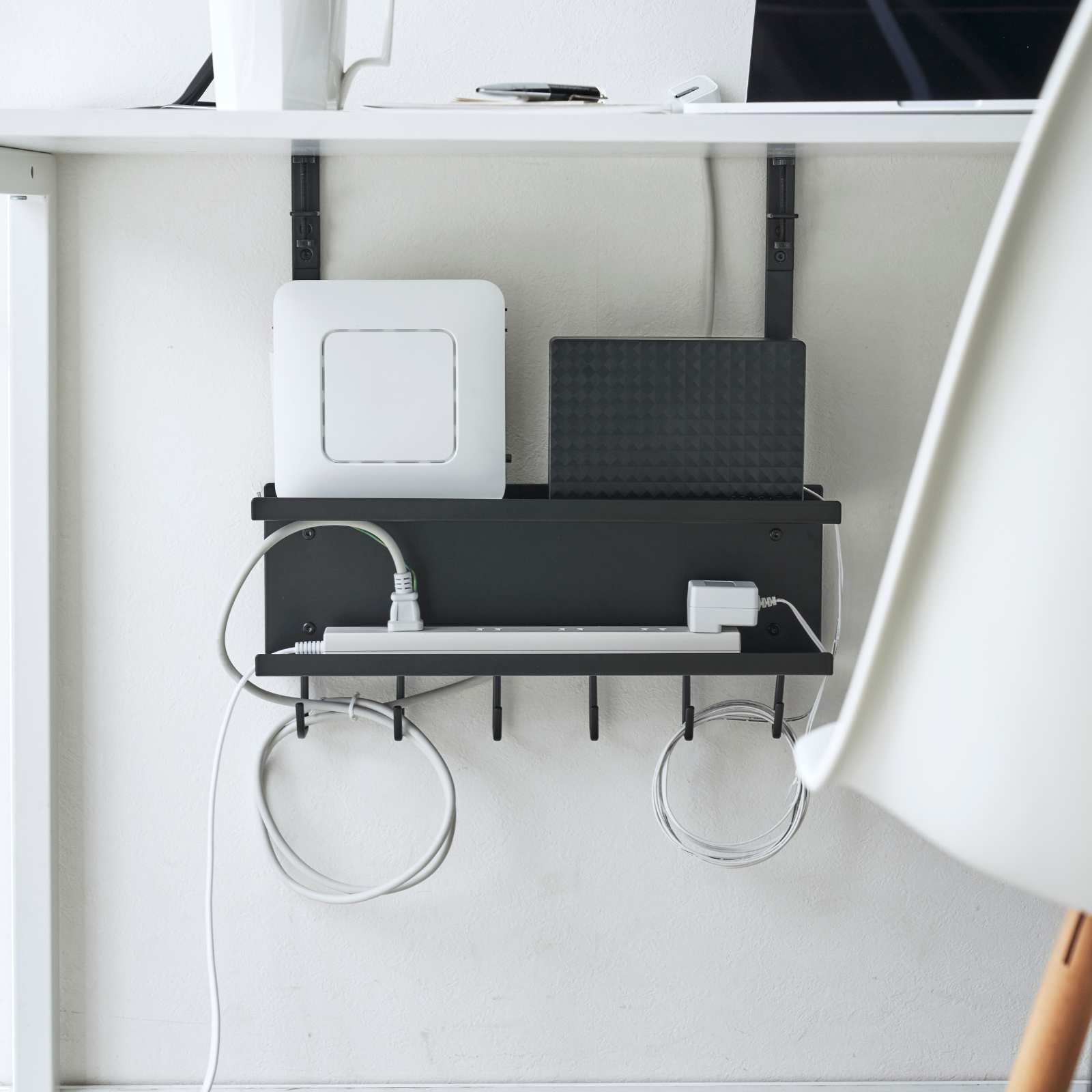 Untertisch-Kabel-/Router-Organizer SMART  schwarz