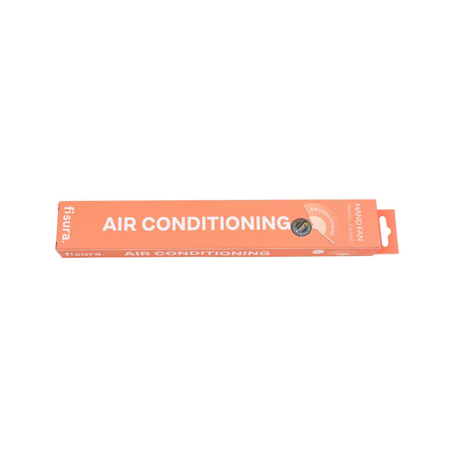 Handfächer AIR CONDITIONING orange  