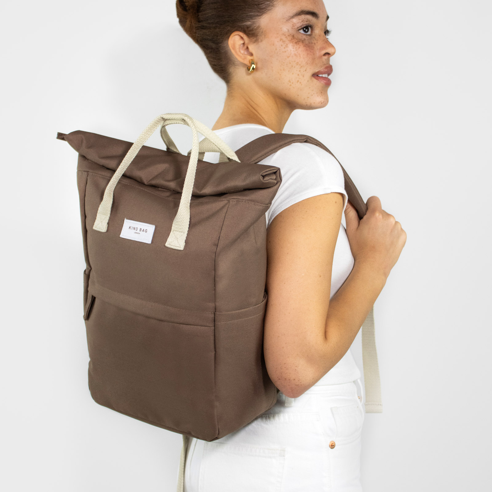 Medium Backpack 14L Cocoa Brown 