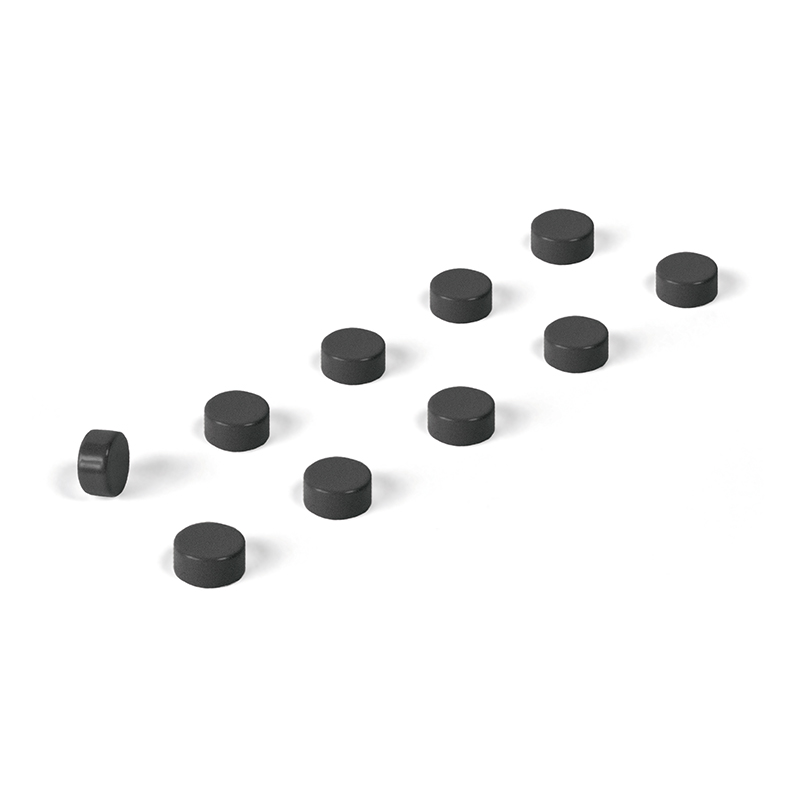 Magnete STEELY 10er Set schwarz 