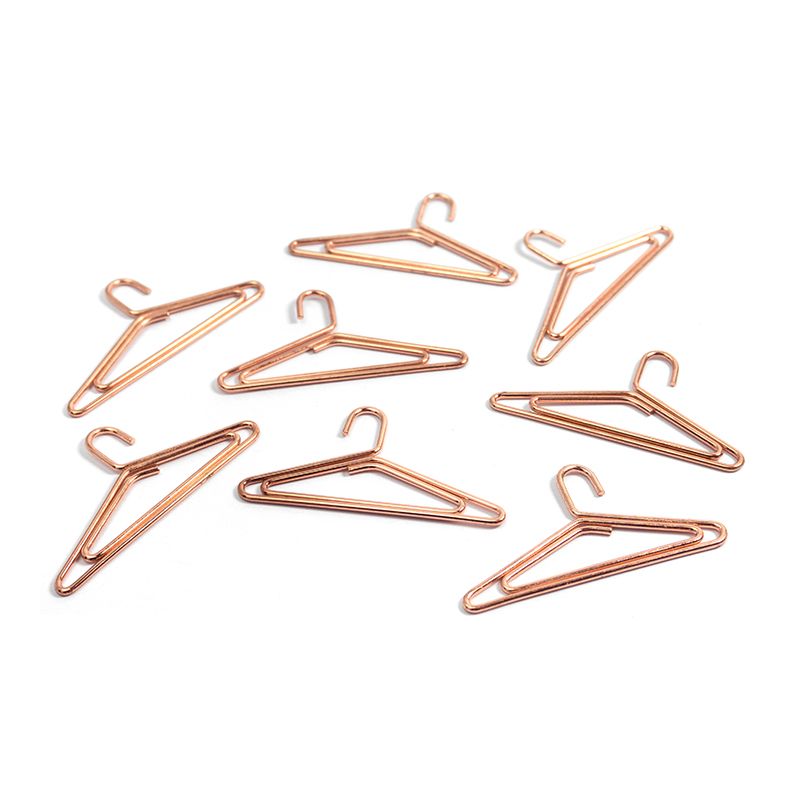 HANGER CLIPS 8er Set kupfer 