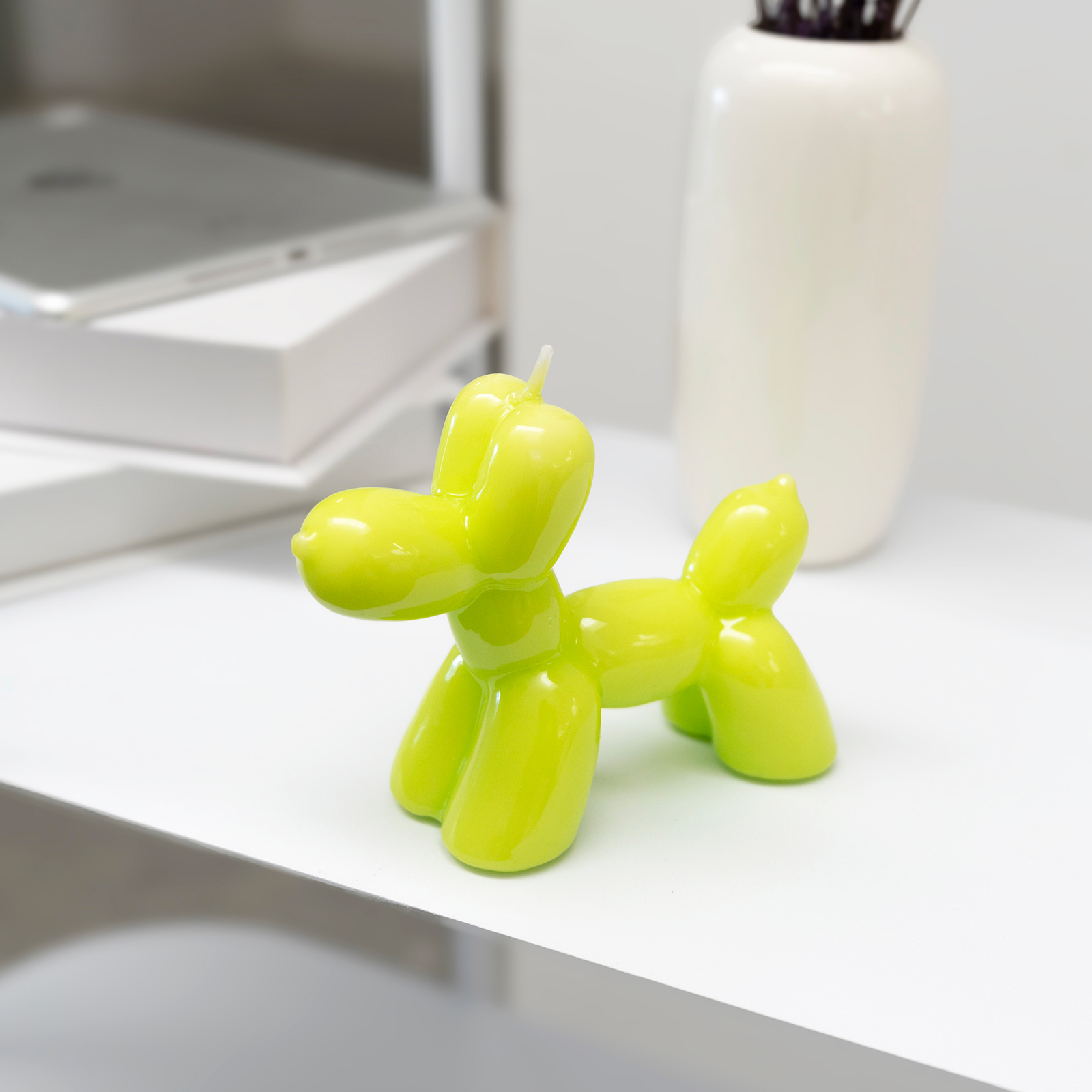 BALLOON DOG CANDLE LIME 