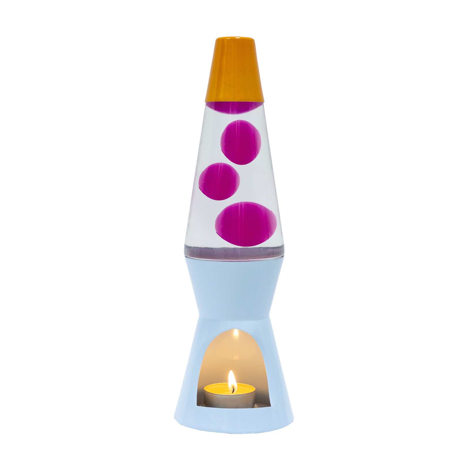 Lava Lamp T-LIGHT - blue & pink 