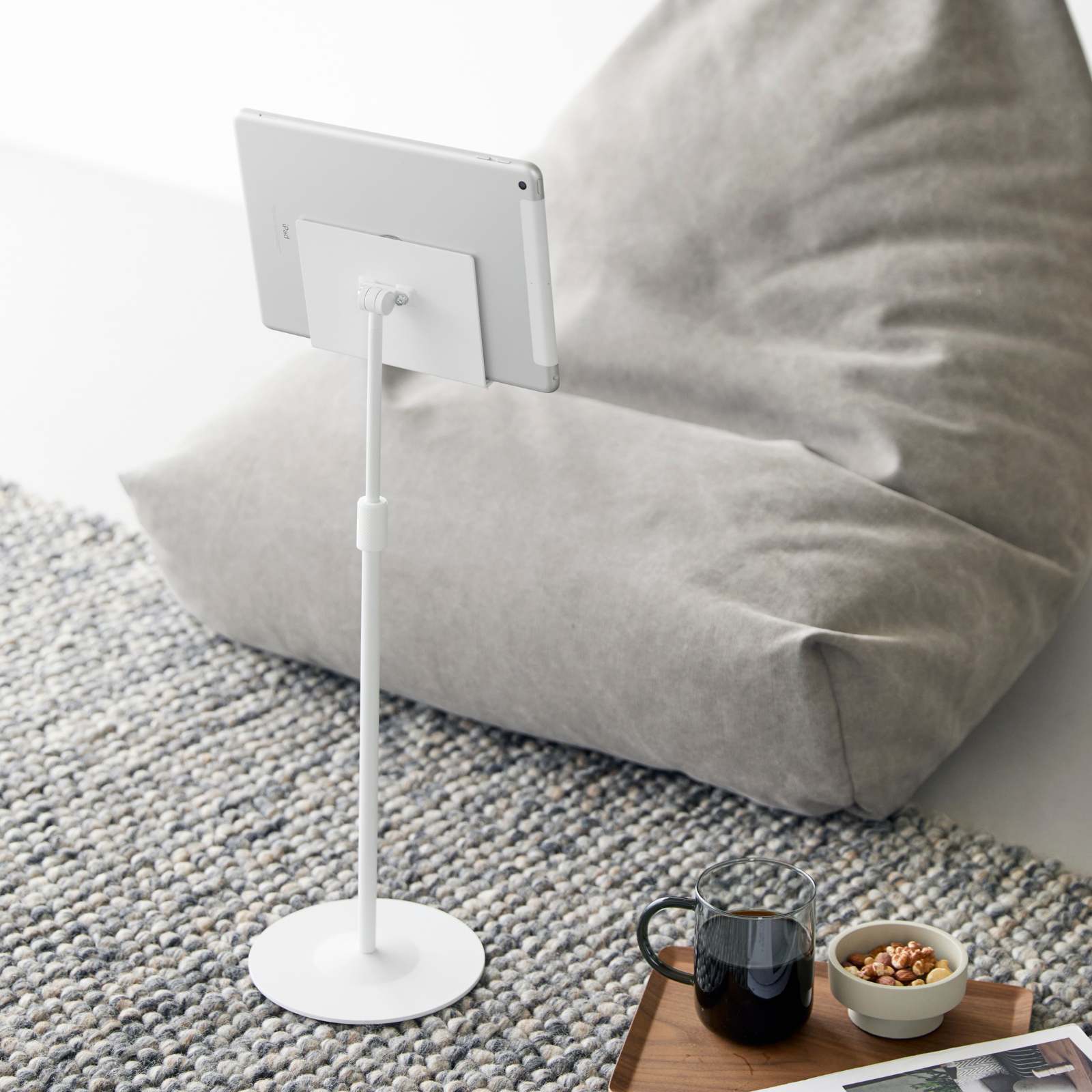 Höhenverstellbarer Tablet-Ständer SMART weiss 