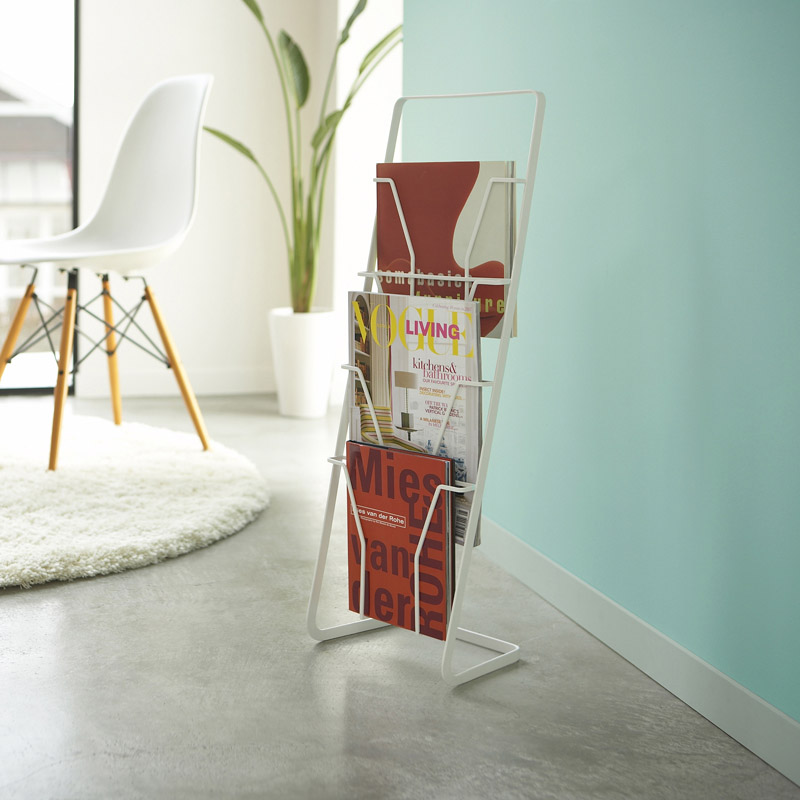 Zeitschriftenständer TOWER weiss 