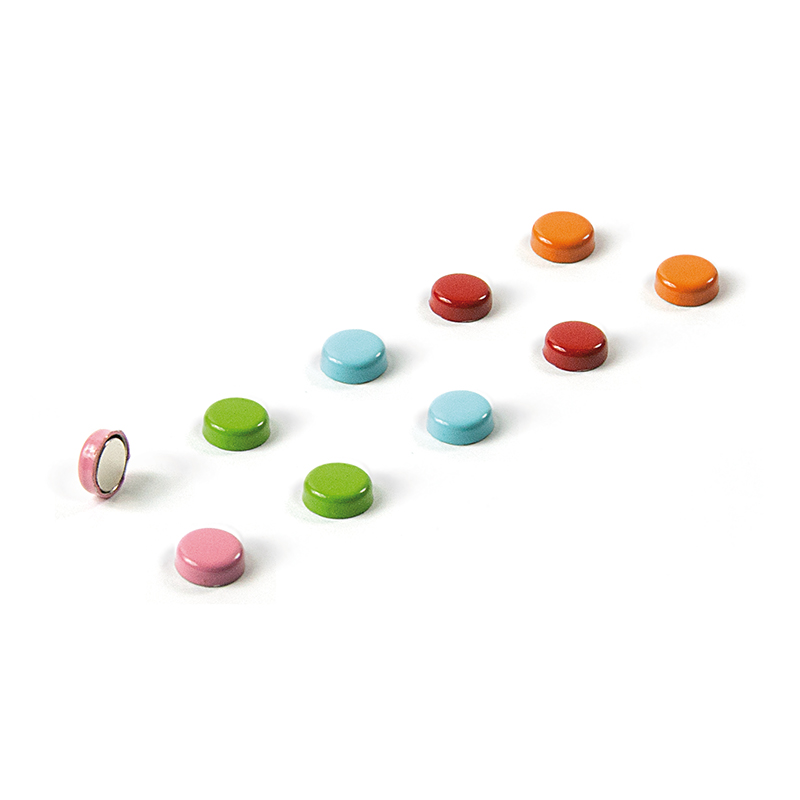 Magnete STEELY COLOR 10er Set bunt 