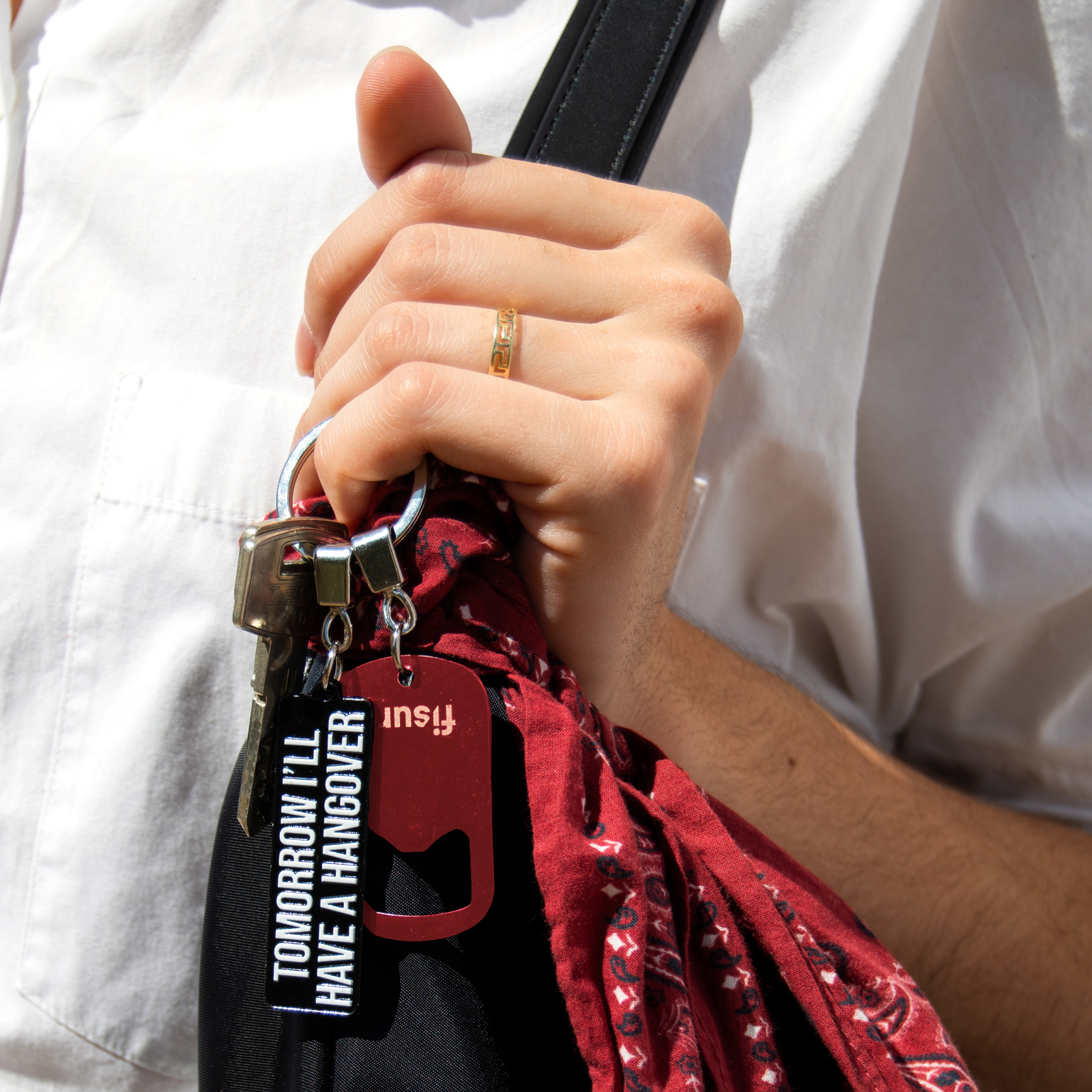 Keyring TOMORROW I'LL HAVE A HANGOVER 