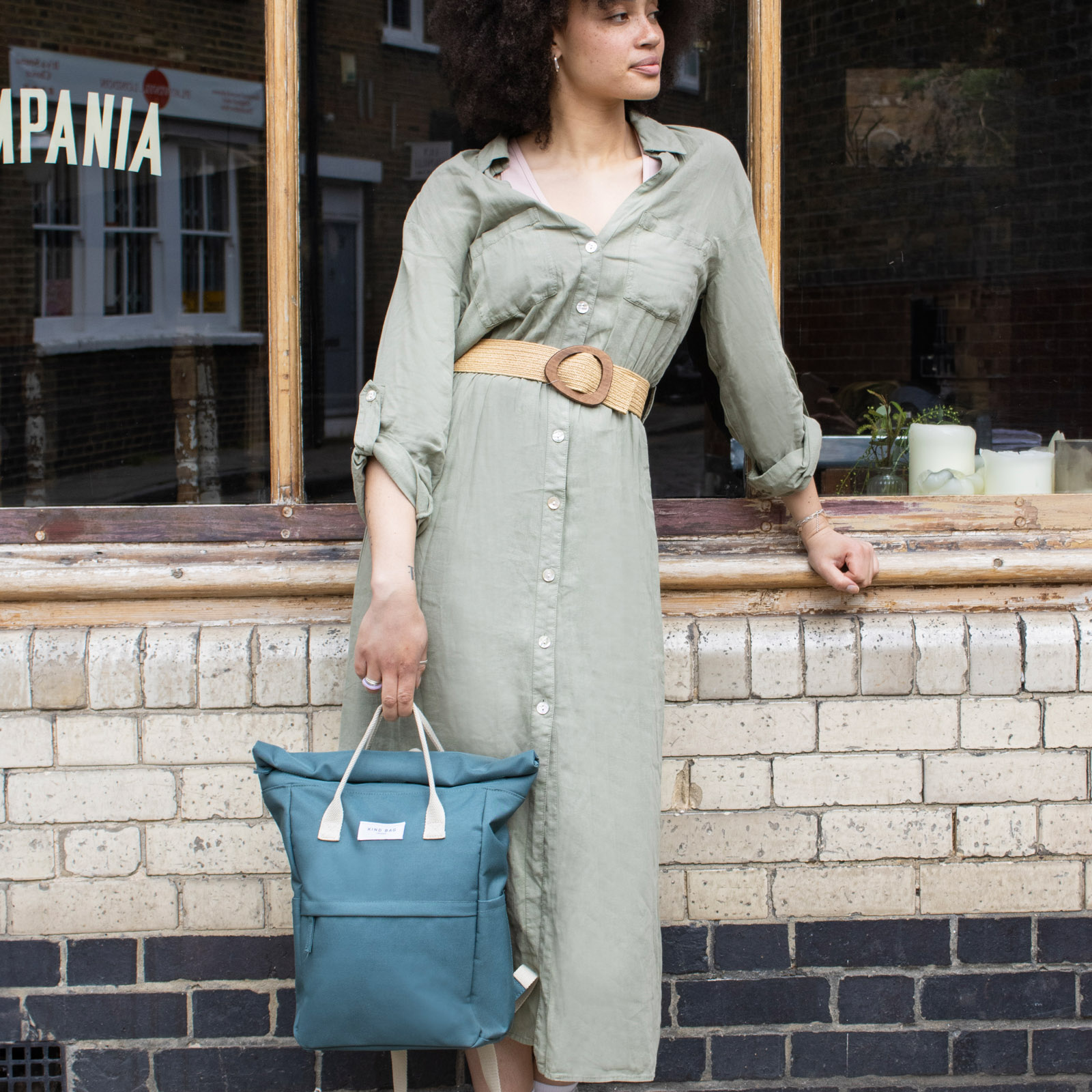 Medium Backpack 14L Moss Green 