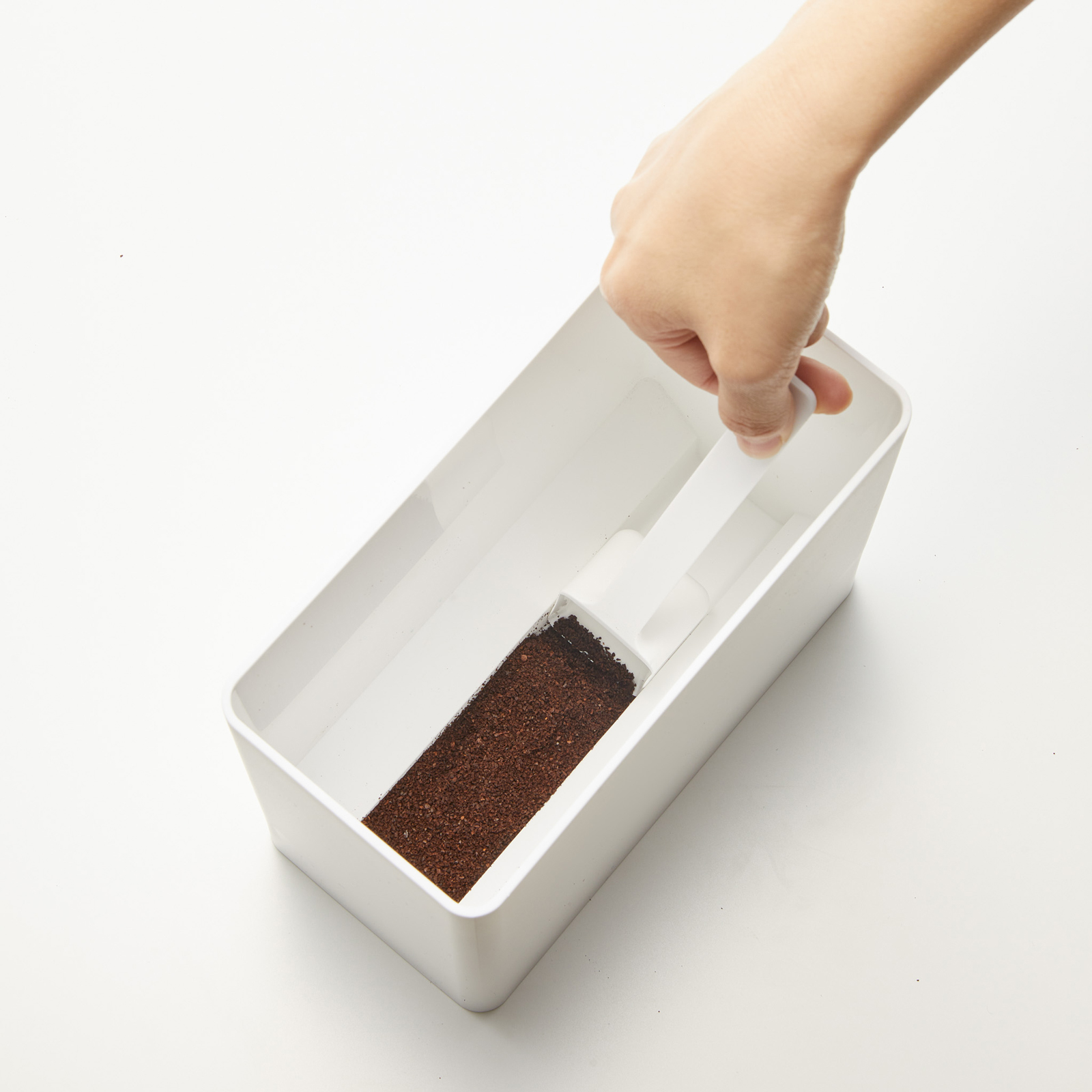 Luftdichte Kaffeedose TOWER weiss 