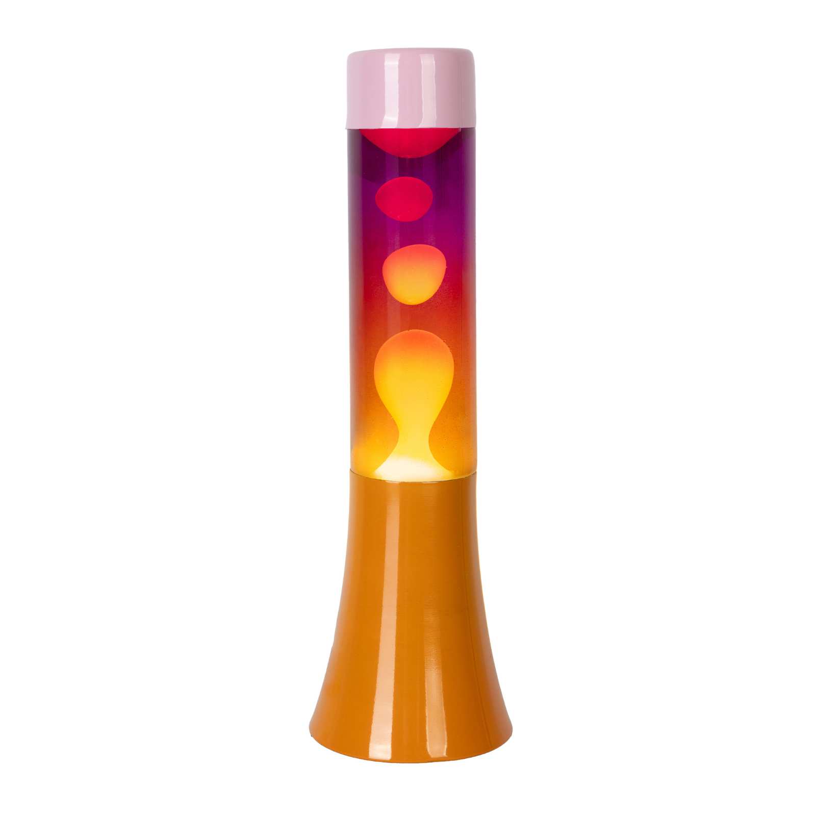 Lava Lamp MINI orange & pink gradient 