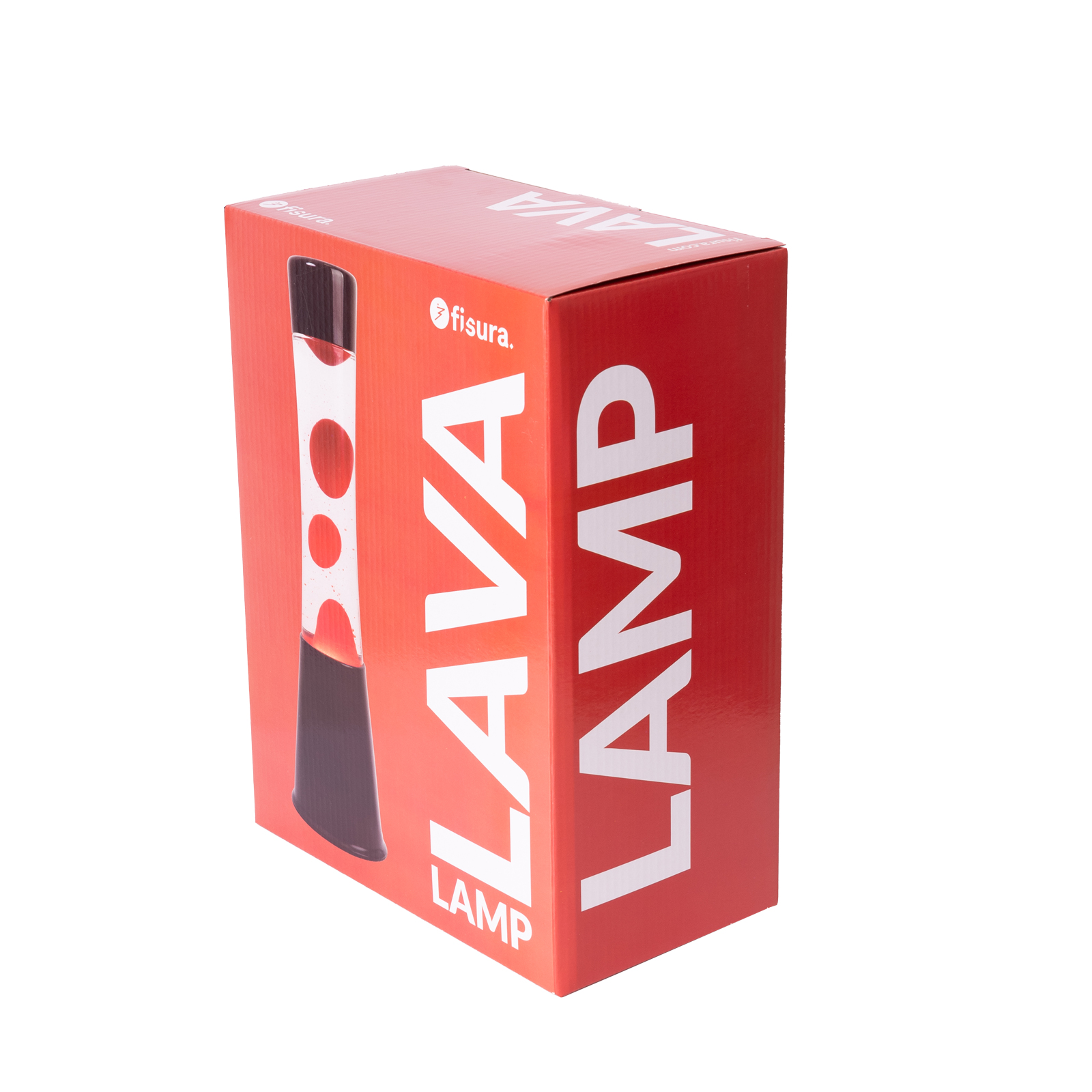 Lava Lamp TOWER Red Black Base 