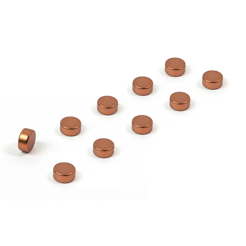 Magnete STEELY 10er Set kupfer 