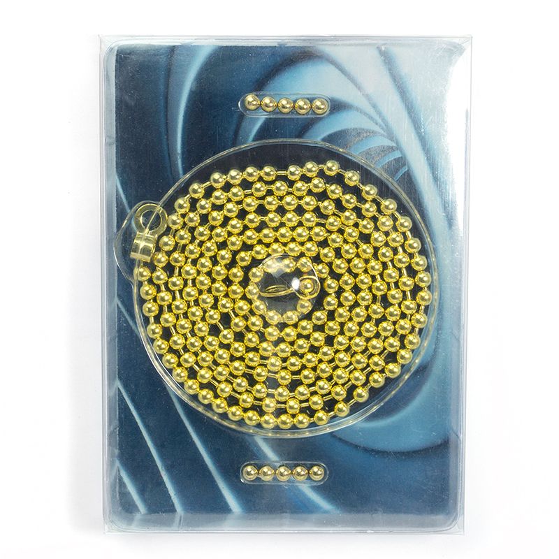 Fotoleine PEARLY messing 10 Magnete / 150 cm 