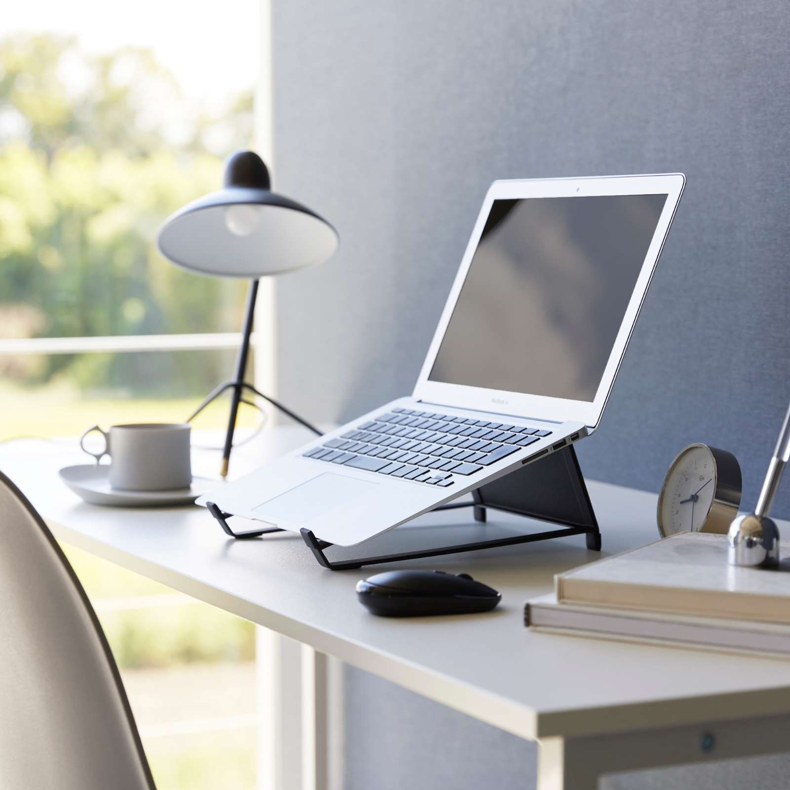 Tablet-/Laptophalter mit Doppelfunktion TOWER schwarz 
