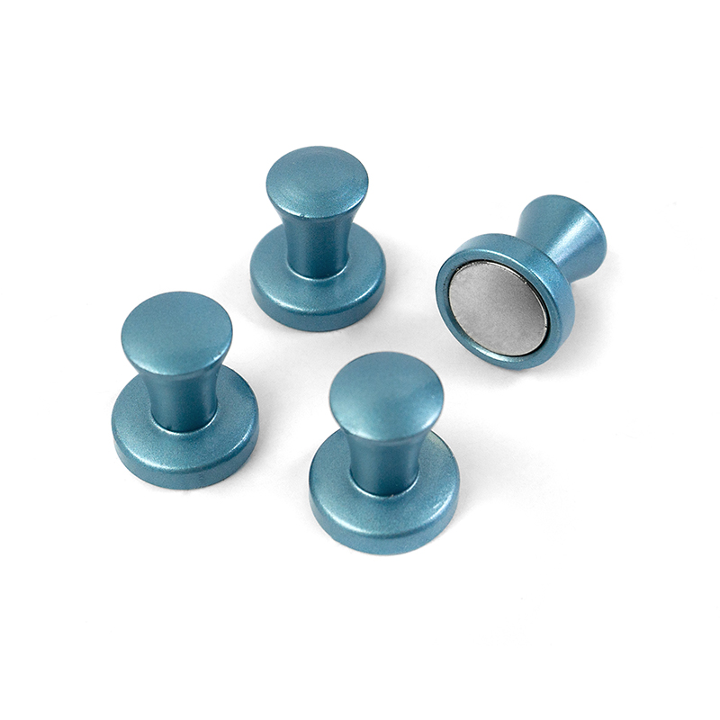 Superstrong Magnets MINI-MAX 4er Set  blau