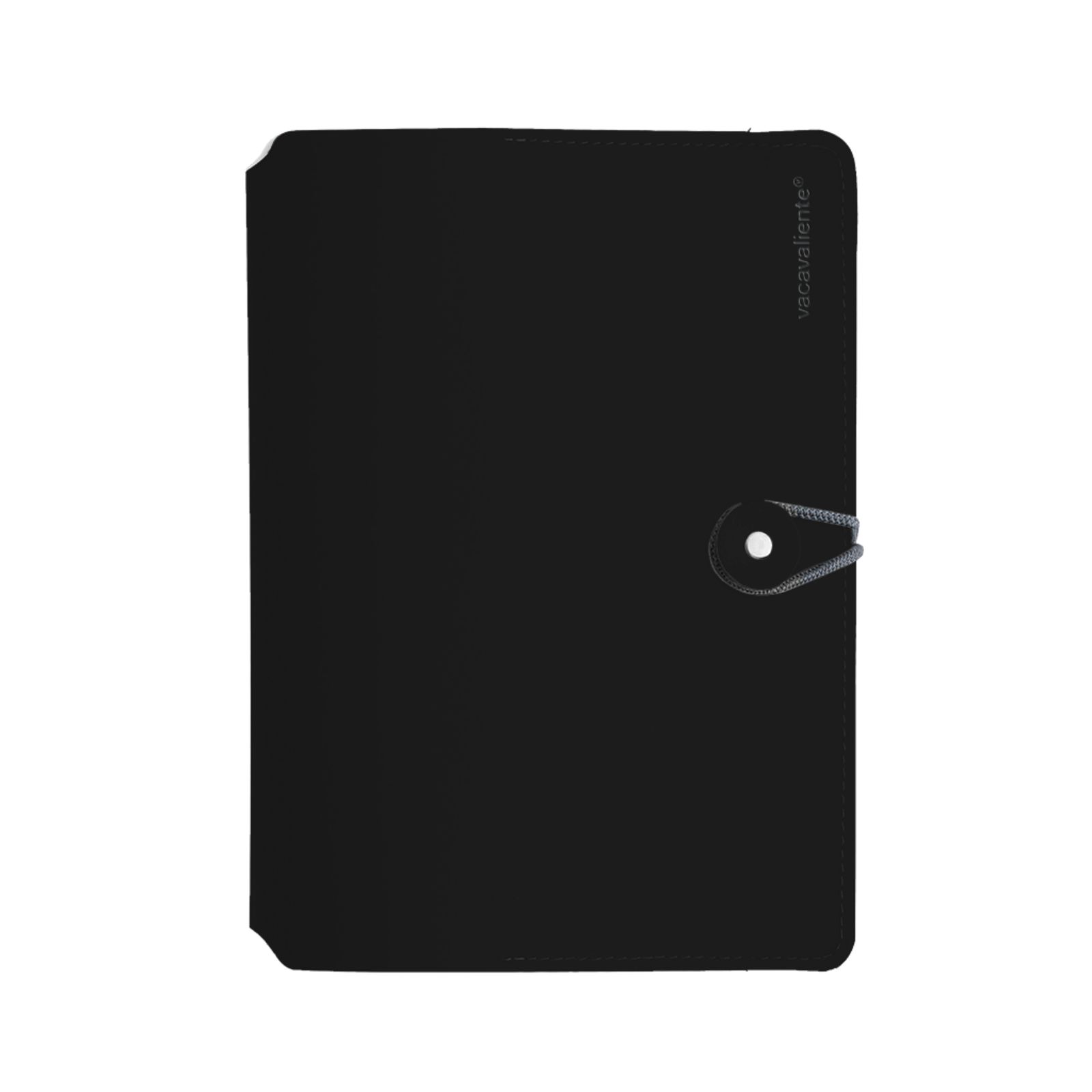 Madison Button Notebook A5 Black 