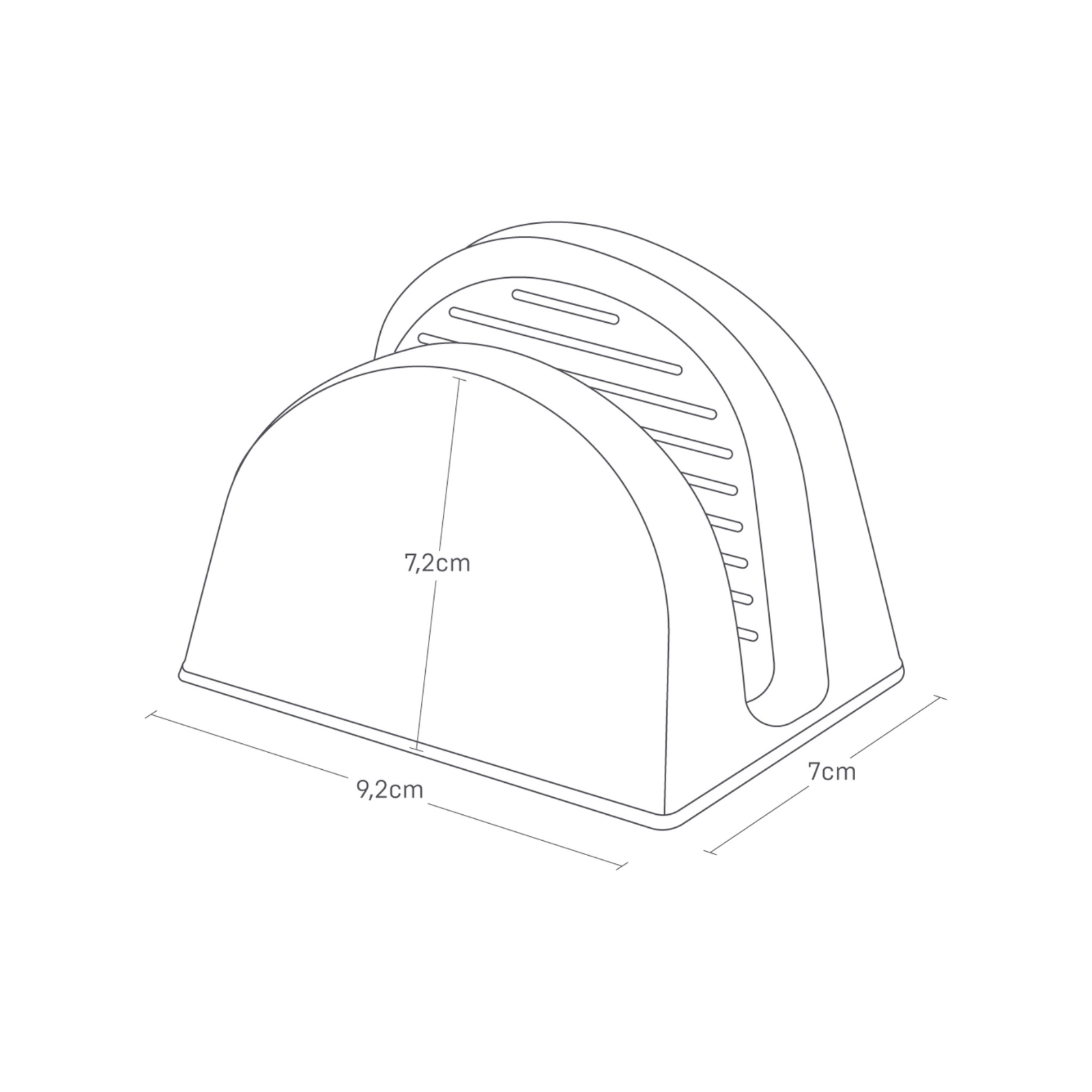 Magnetischer Topfhalter TOWER weiss 2er Set