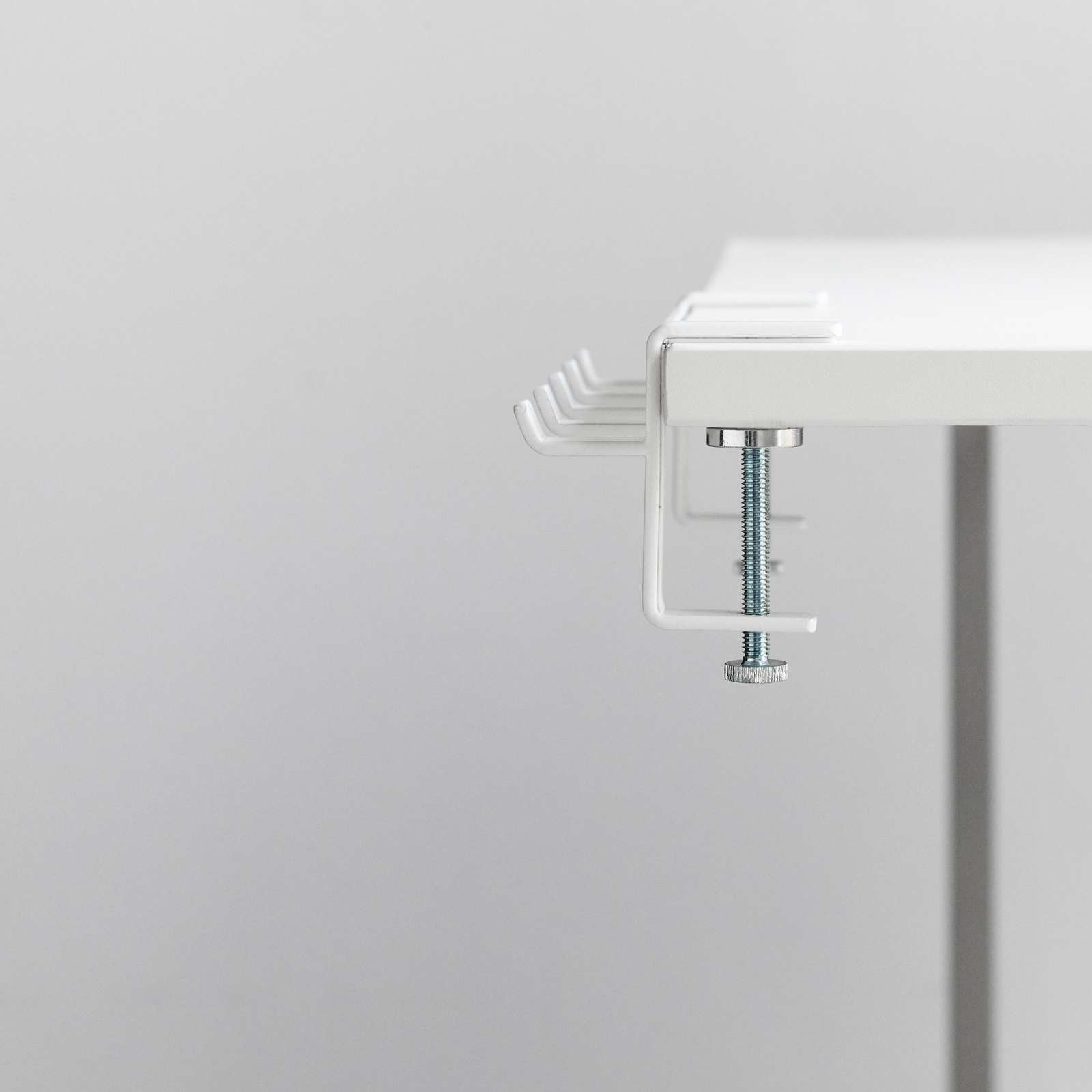 Tisch-Klemm-Haken TOWER weiss 