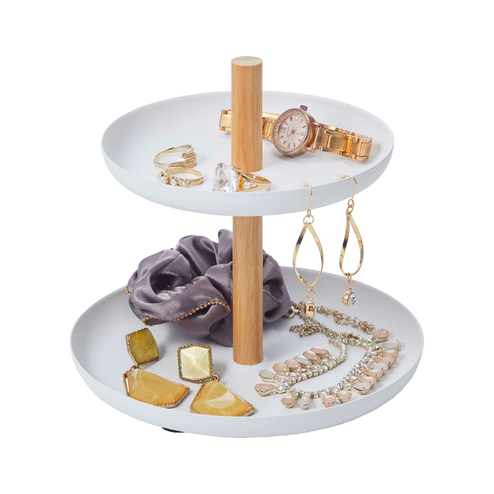 Etagère 2er TOSCA weiss 