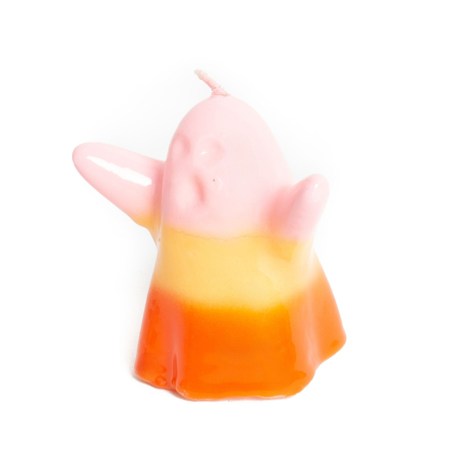 GHOST CANDLE TREAT ORANGE  